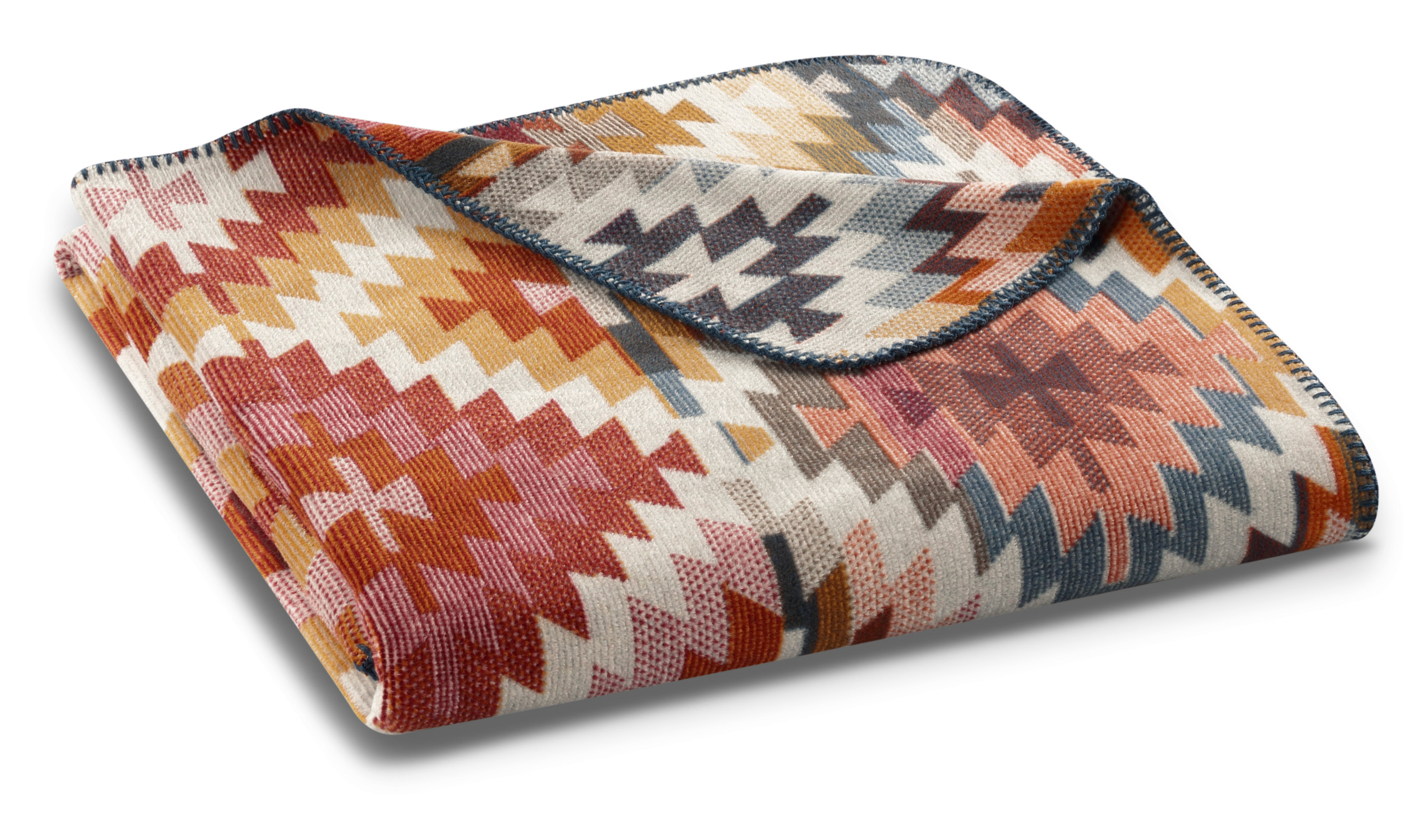 Wohn- und Kuscheldecke "Nomad" bunte Kuscheldecke "Nomad Light" im Ethno Stil - Päckchen