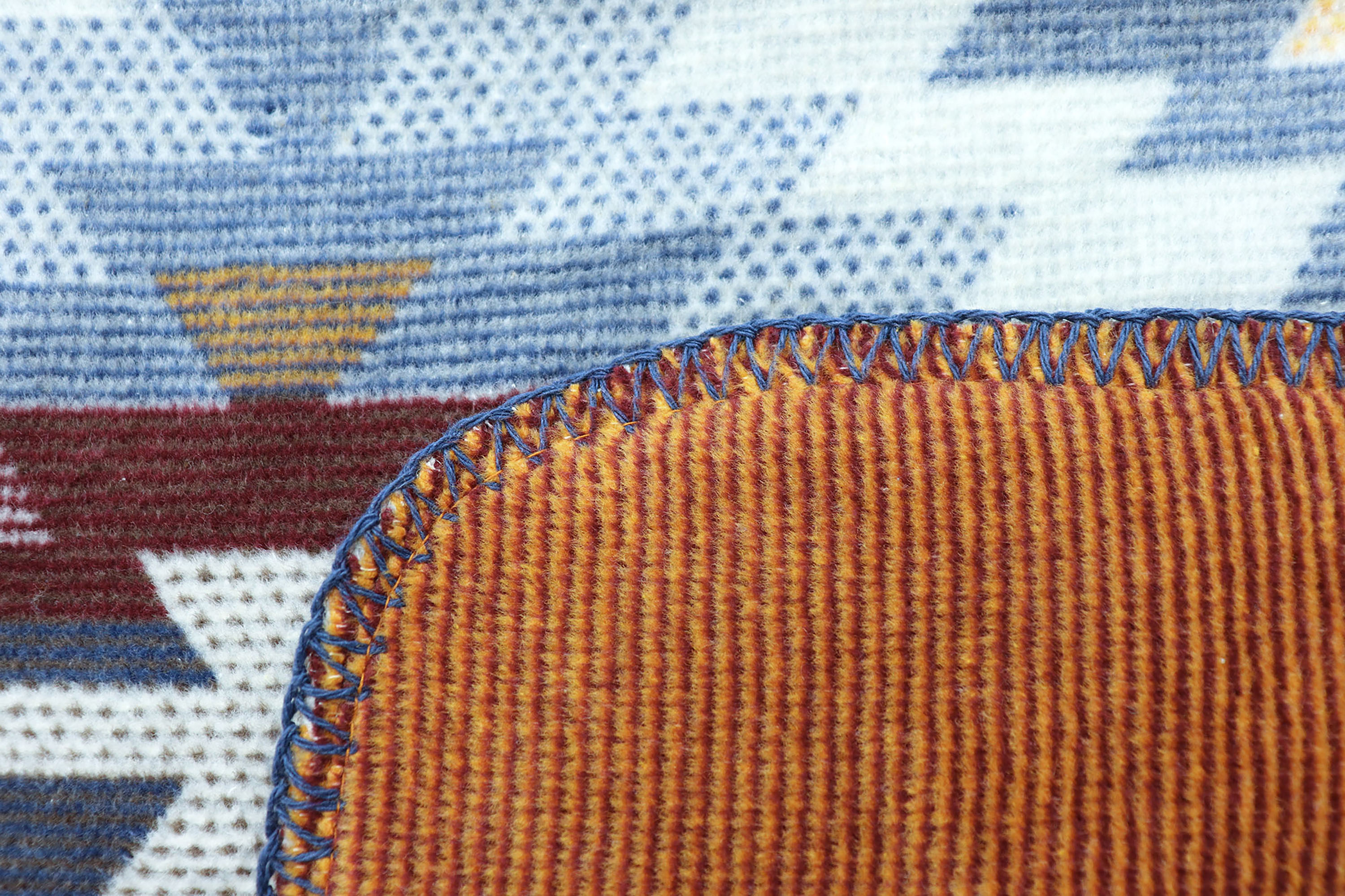 Kissenhülle Nomad light Nahaufnahme Einfassung