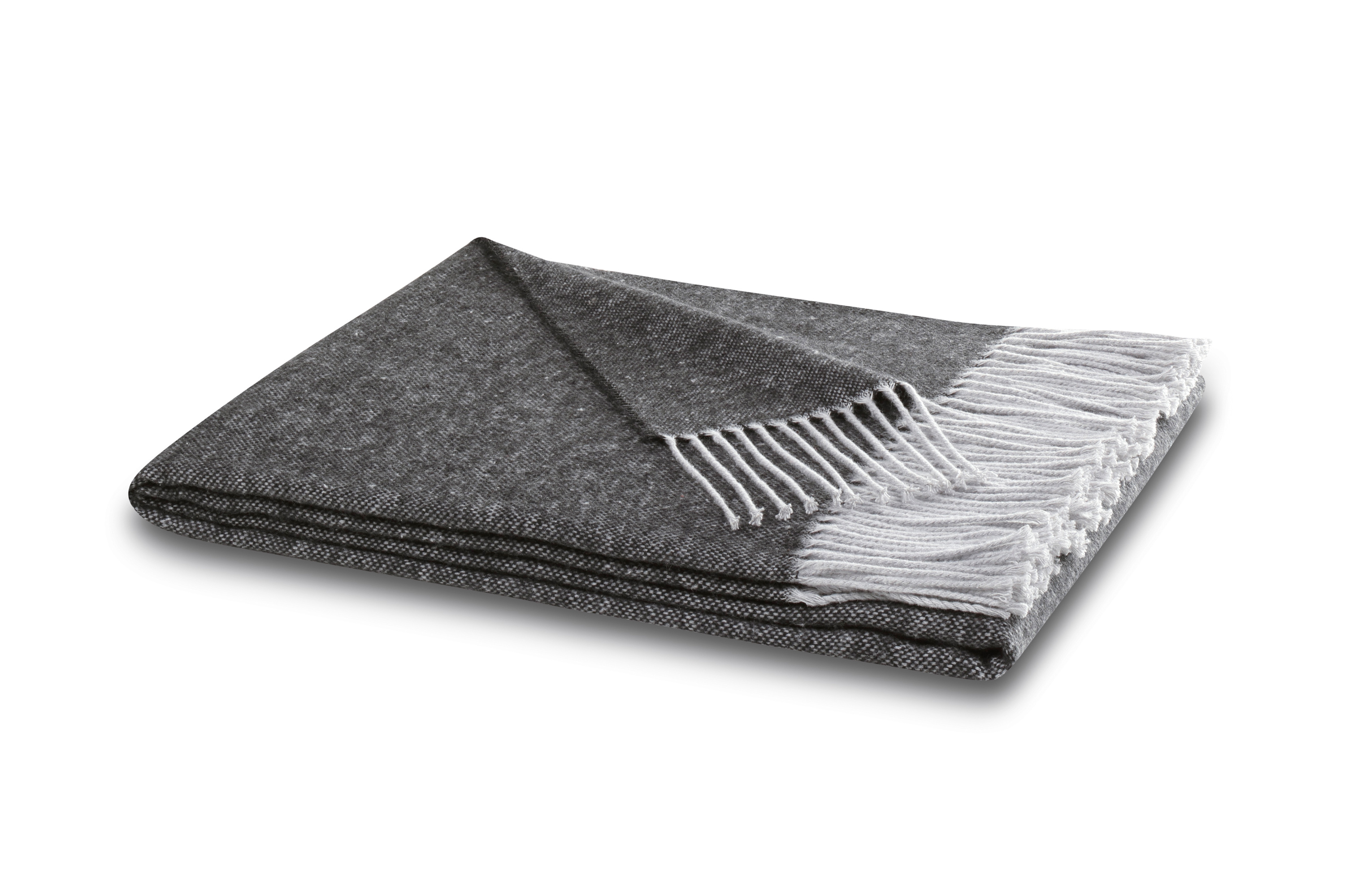 Fransenplaid "Structure" Fransenplaid Anthracite Päckchenbild