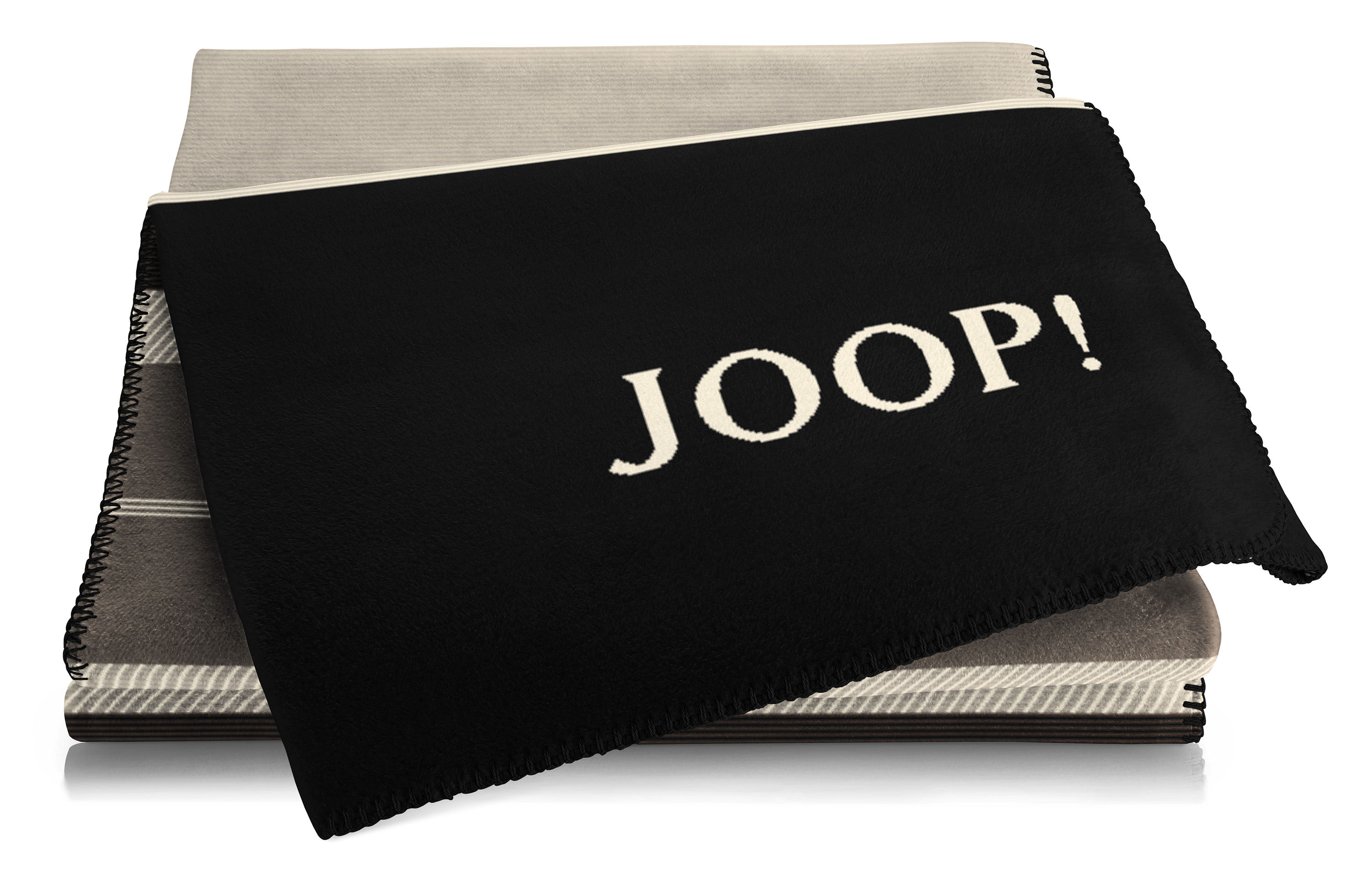 Joop! Wohndecke Grate schwarz Päckchenbild