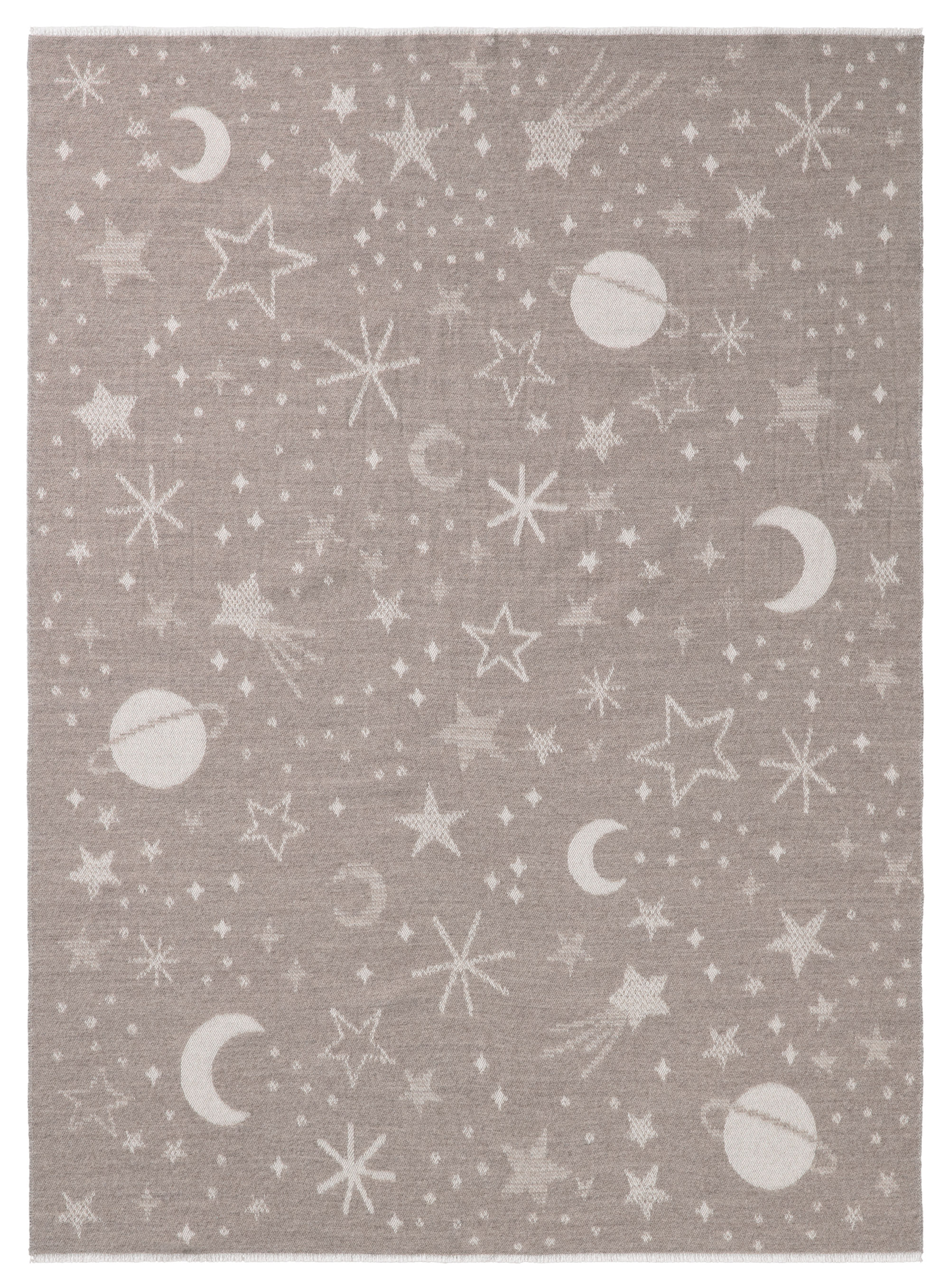 Babydecke Universe taupe Freisteller glatt