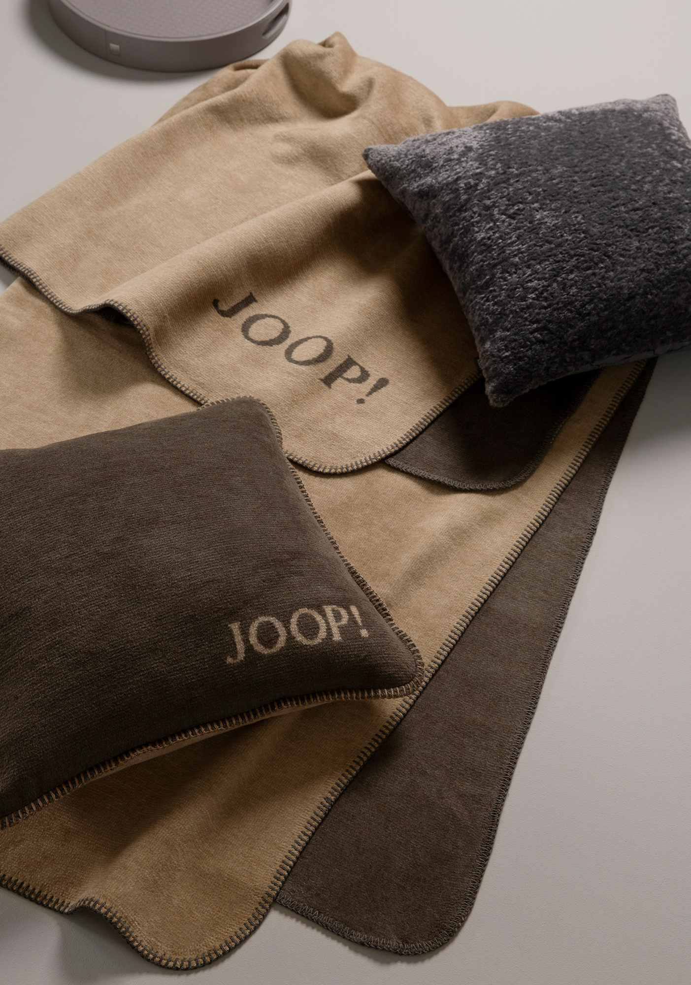 Milieubild zu Kissen JOOP! Melange-Doubleface kastanie-cashew