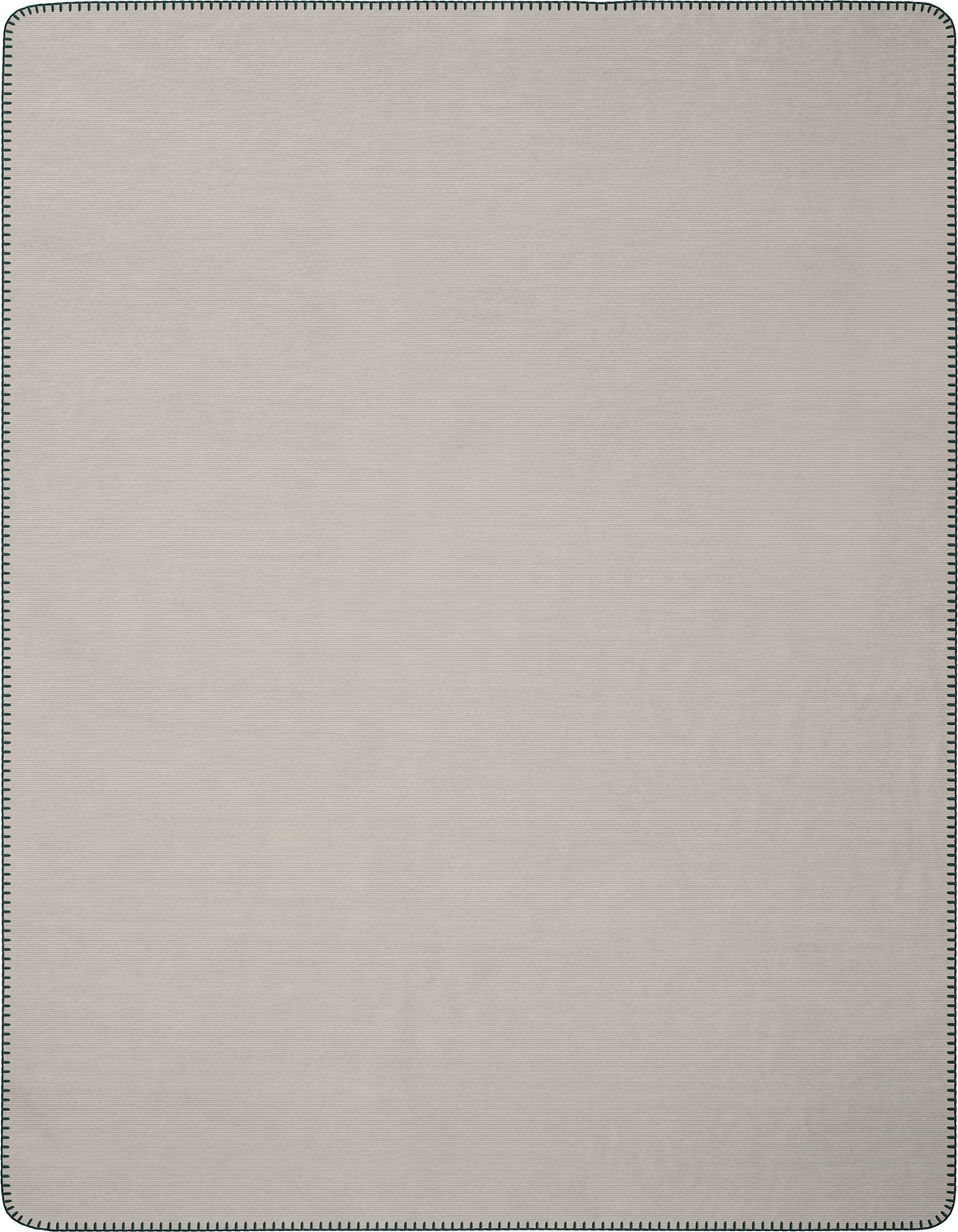 Wohndecke Duo Cotton Melange teal-stone Freisteller Rückseite