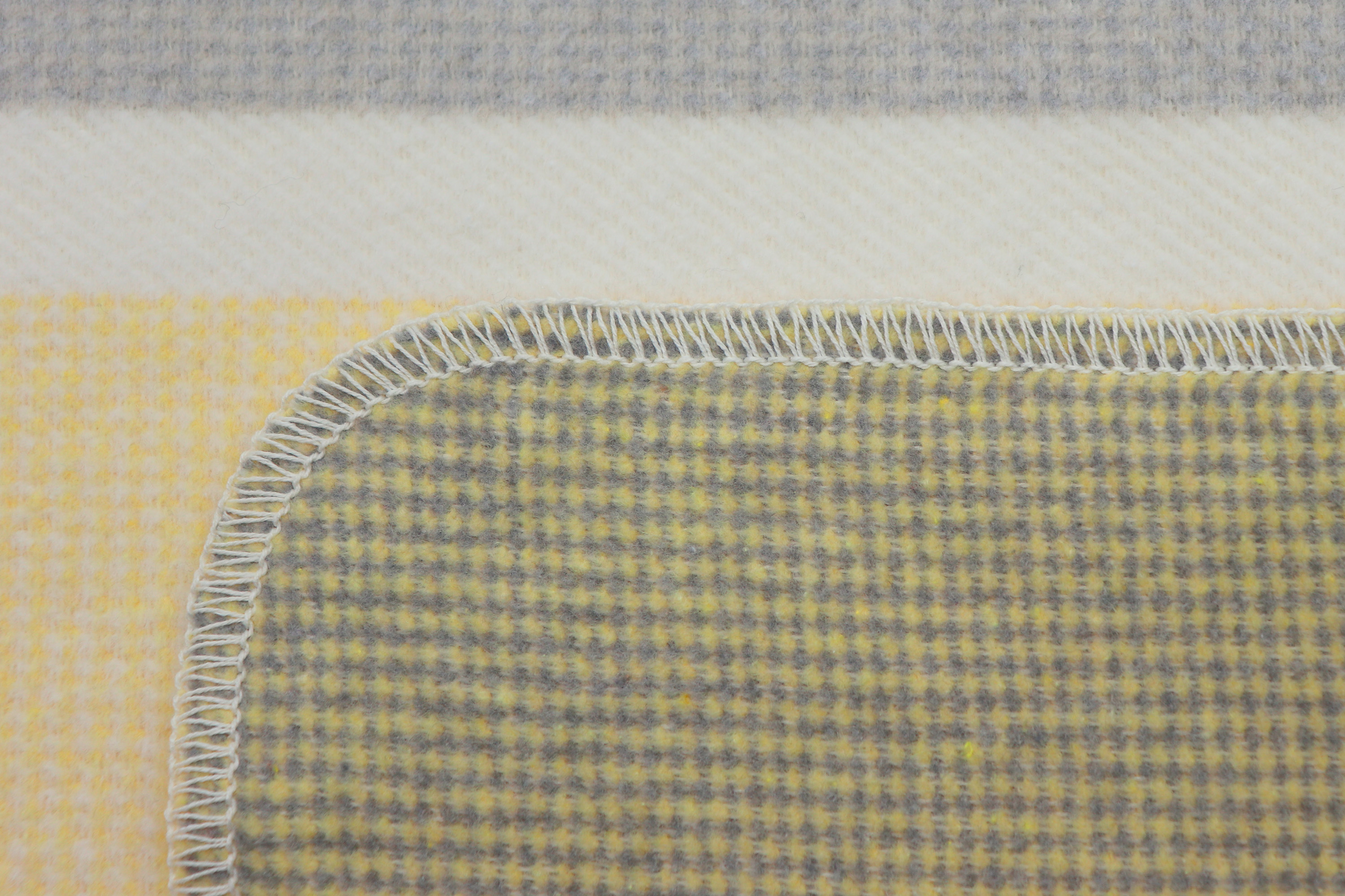 Baumwolldecke Stripe Delight Nahaufnahme Einfassunf