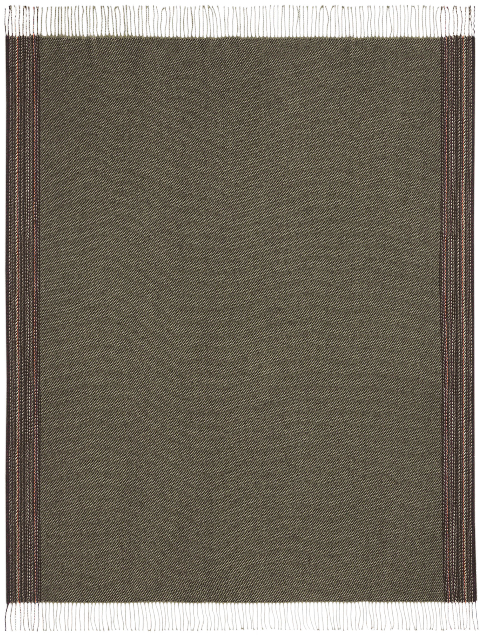 Fransenplaid "Essence" Fransenplaid Essence khaki Freisteller glatt