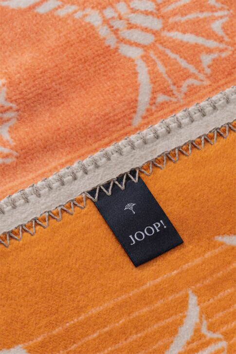 Wohndecke JOOP! FADED Cornflower sand Nahaufnahme Einfassung