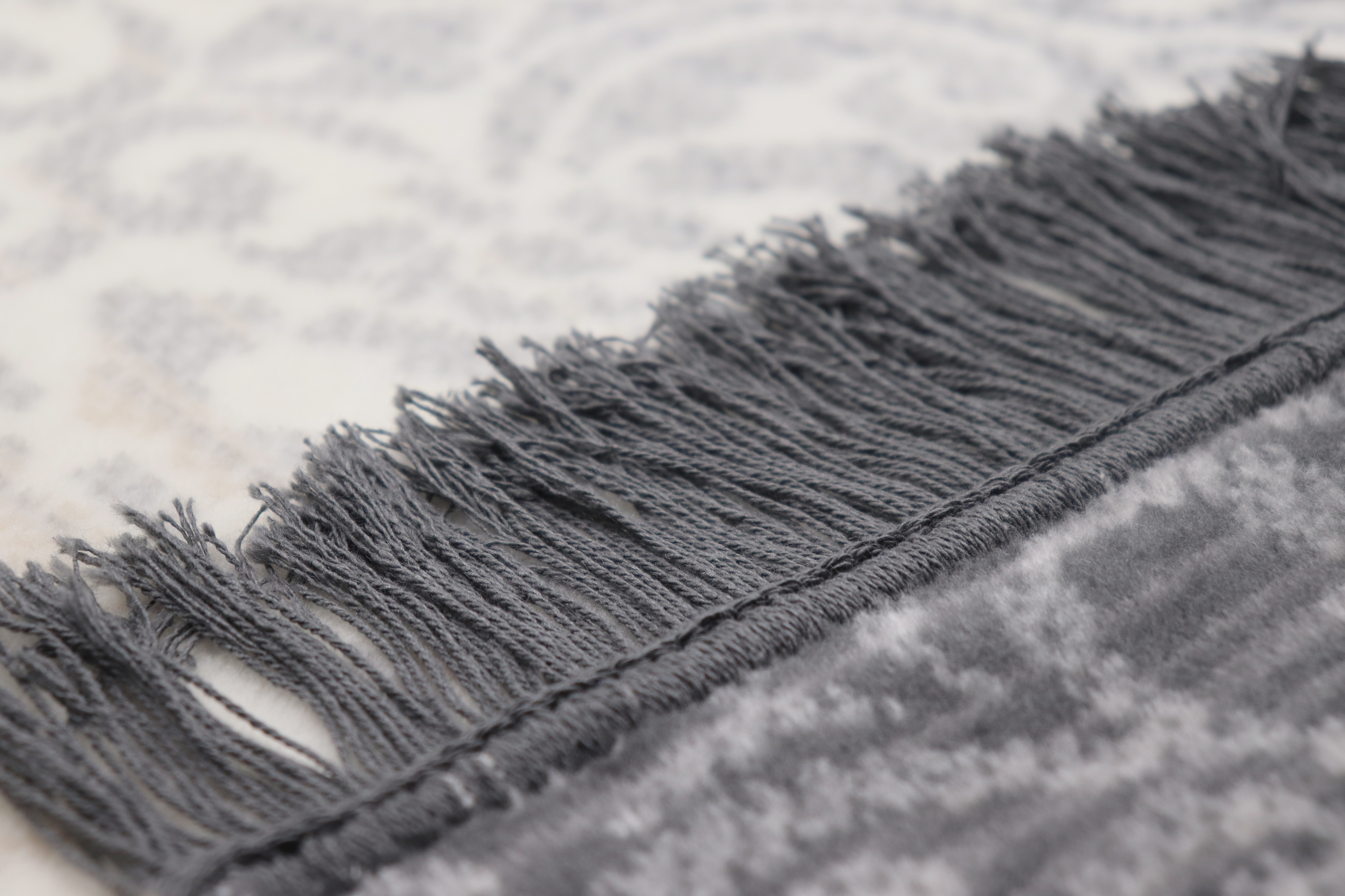 Wohndecke Ornamental Nahaufnahme Fransen Einfassung