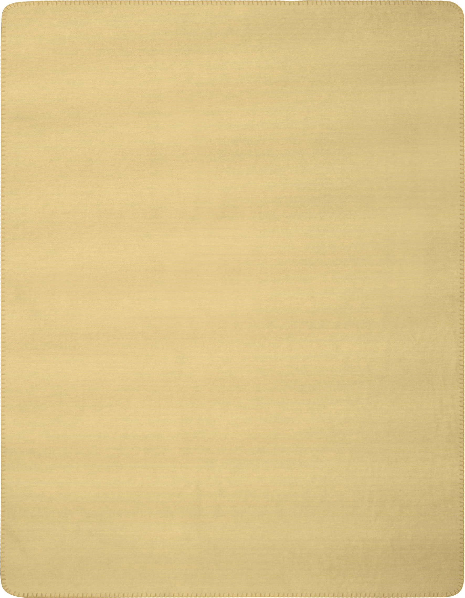 Wohndecke "Melange Doubleface" aus Baumwollmischgewebe in 150x200 cm in Honig-Creme - Vorderseite