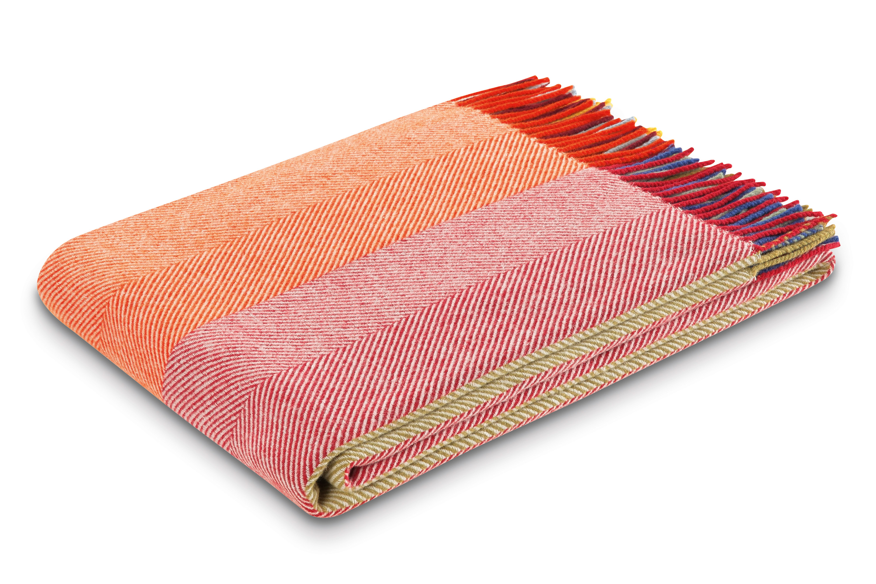 Fransenplaid Colour Lines Päckchenbild