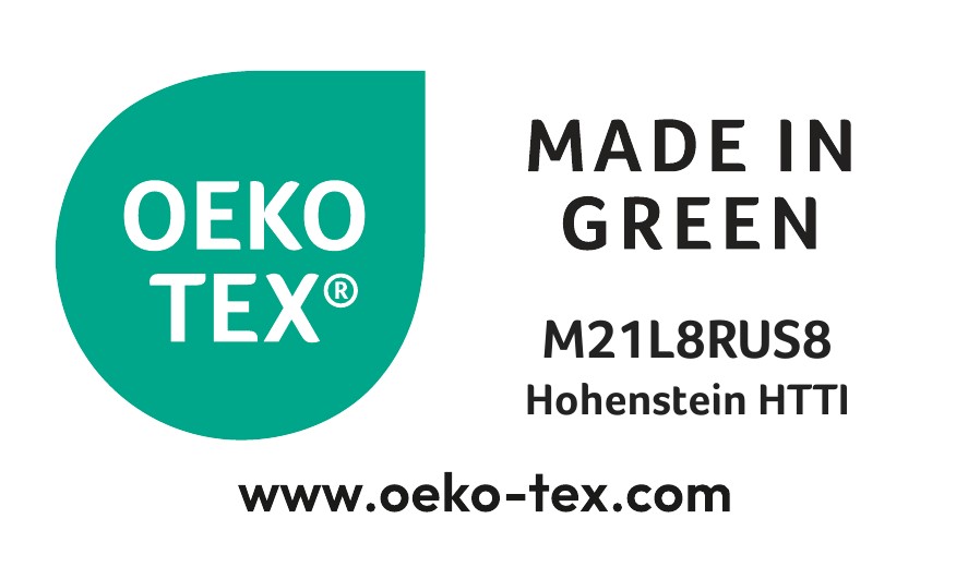 Öko tex Made in green Label Baumwollmischgewebe