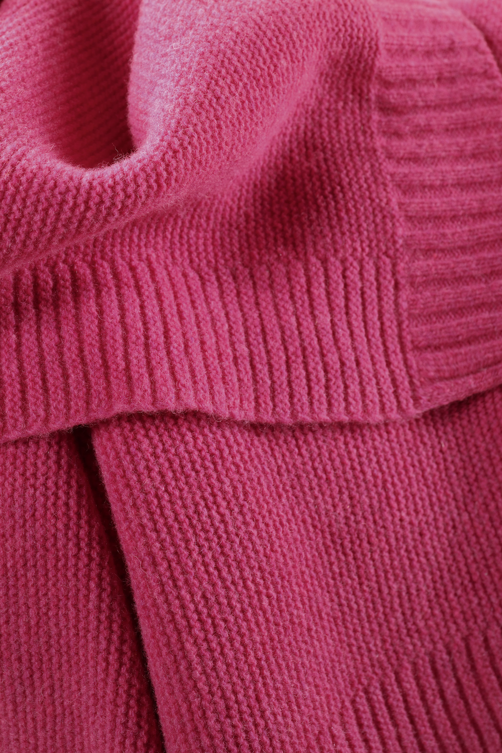 Babydecke Wool Knit pink Nahaufnahme