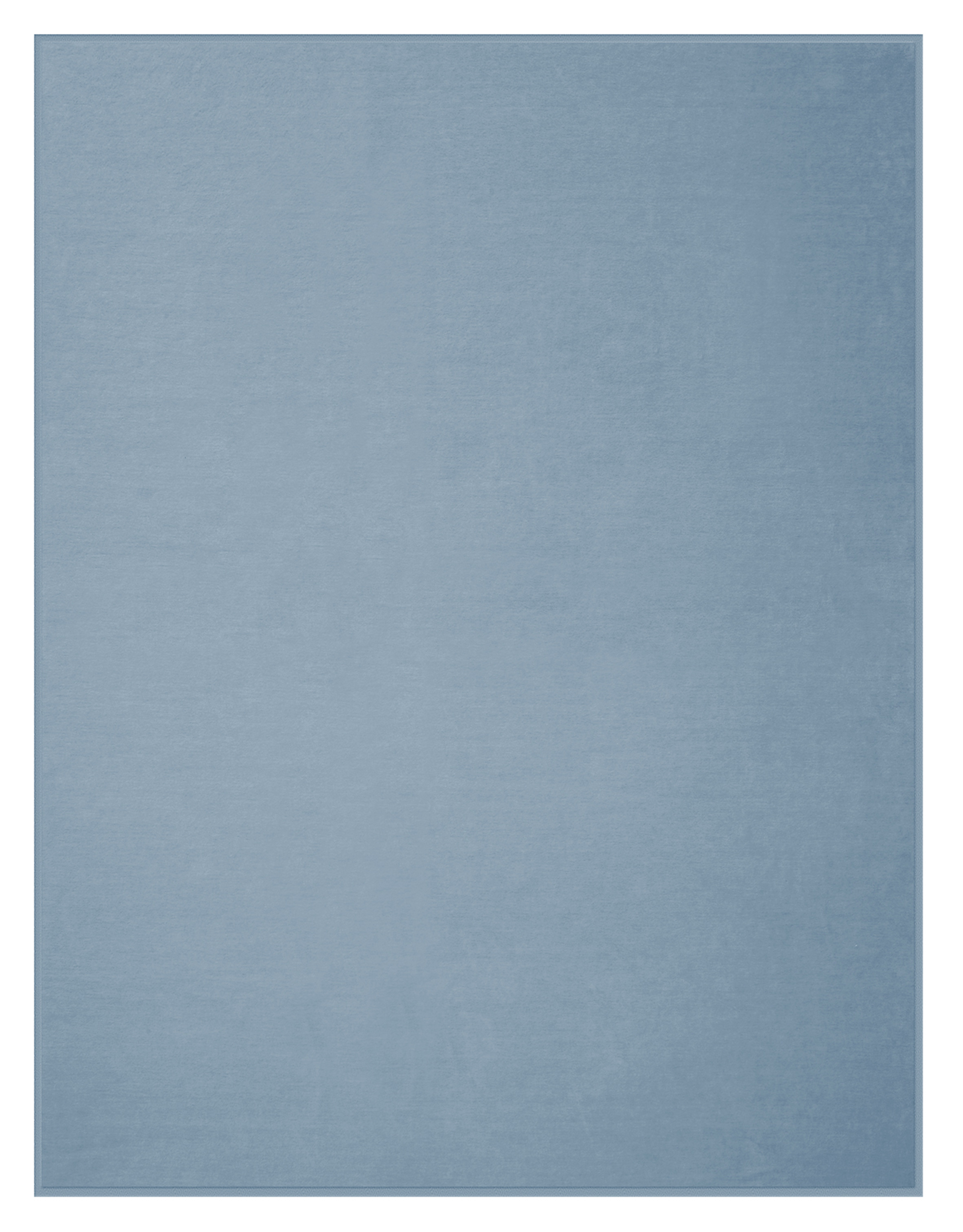 Hochwertige Wohndecke aus 100% Baumwolle in 150x200 cm in Hellblau - Freisteller