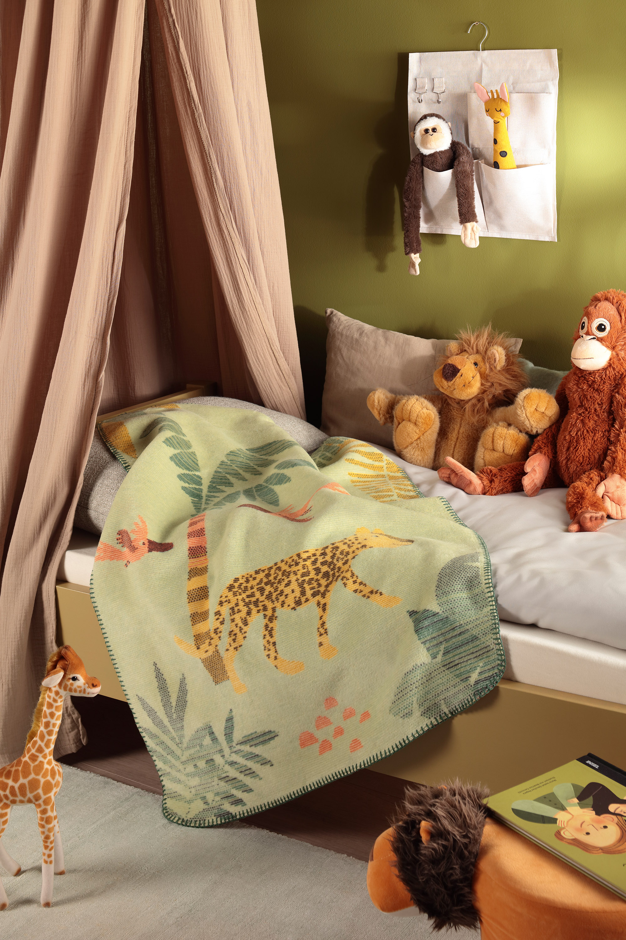 Babydecke Wildlife Milieubild im Kinderzimmer