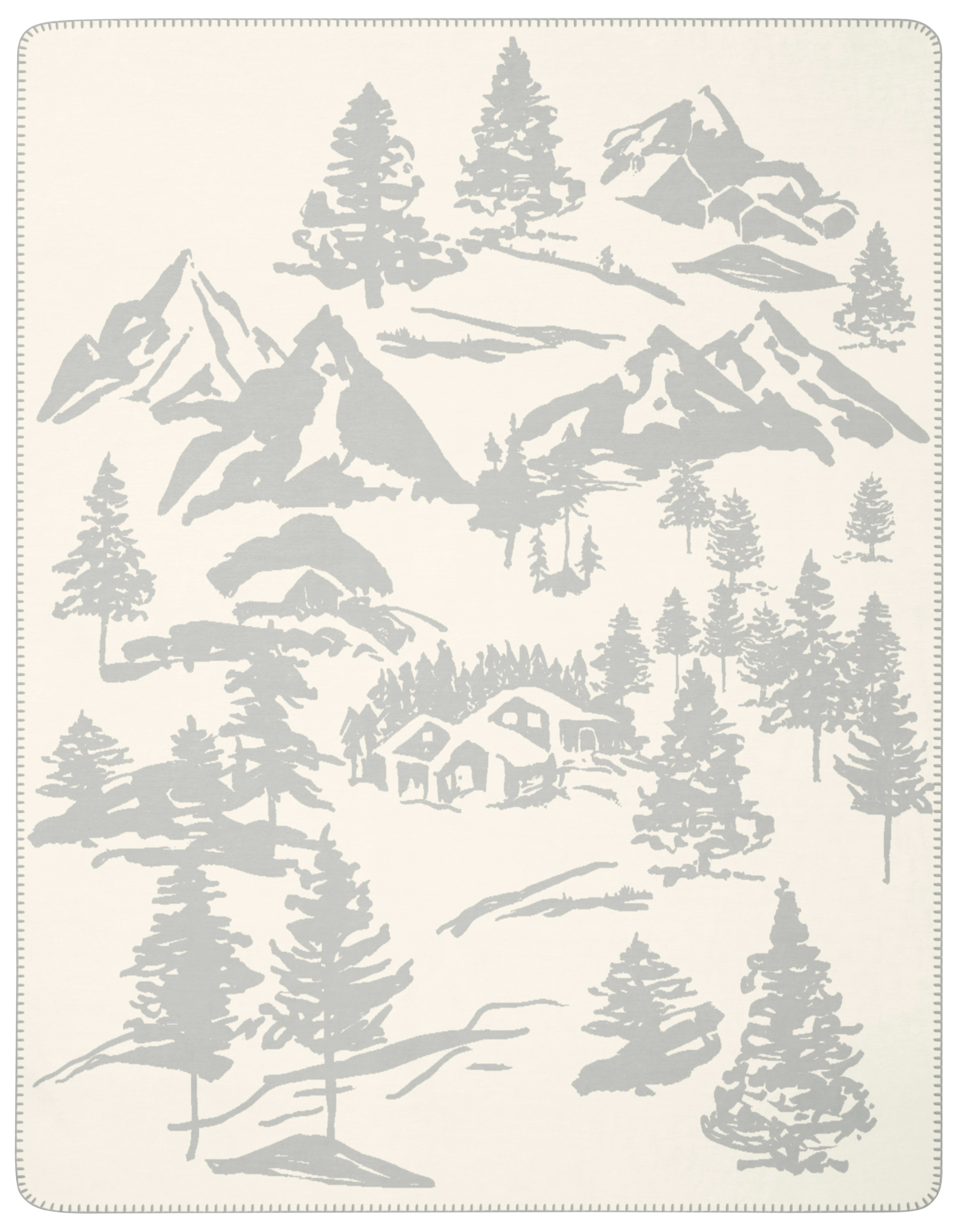 Wohndecke Mountain Dreams Freisteller Vorderseite