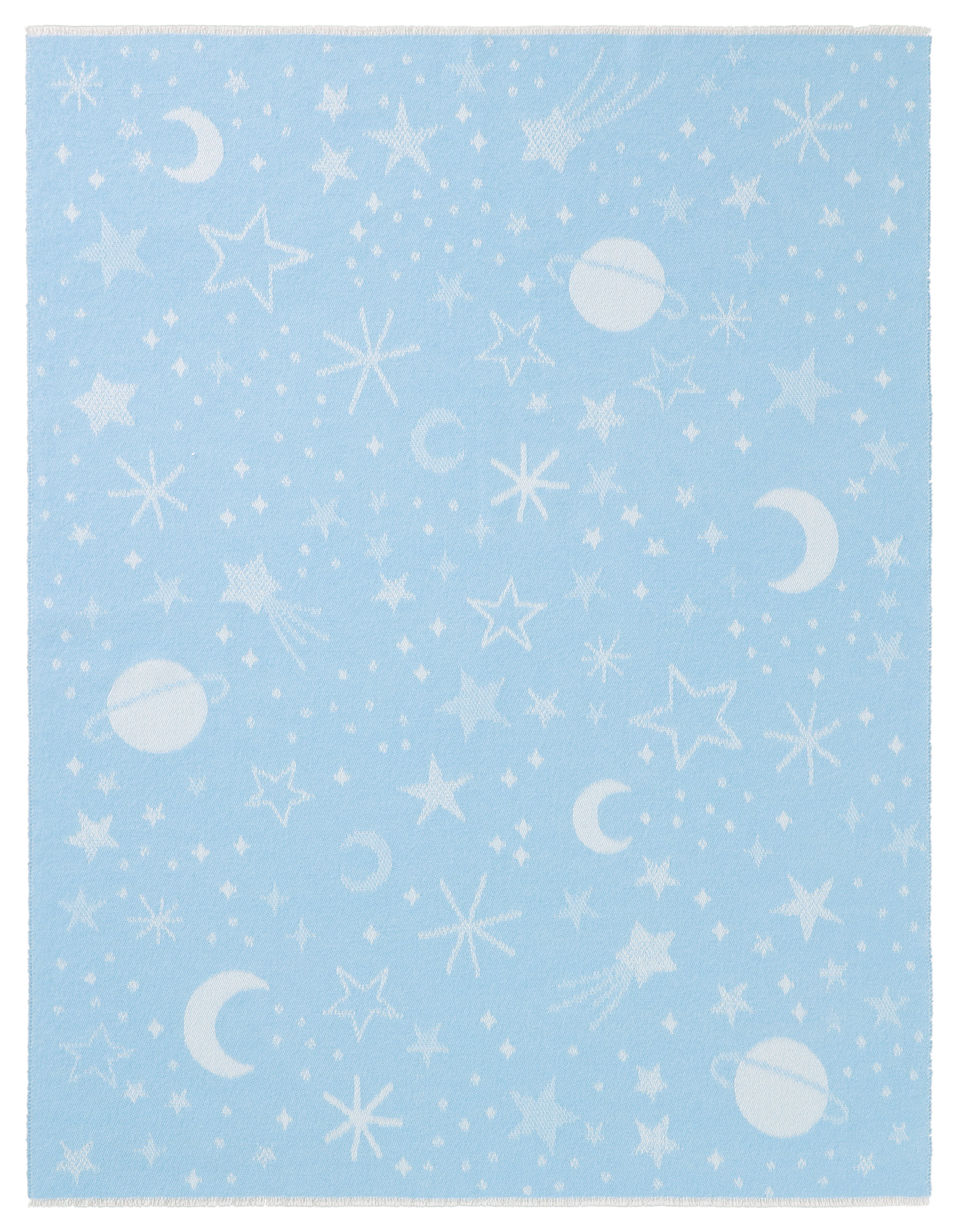 Babydecke Universe blue Freisteller glatt