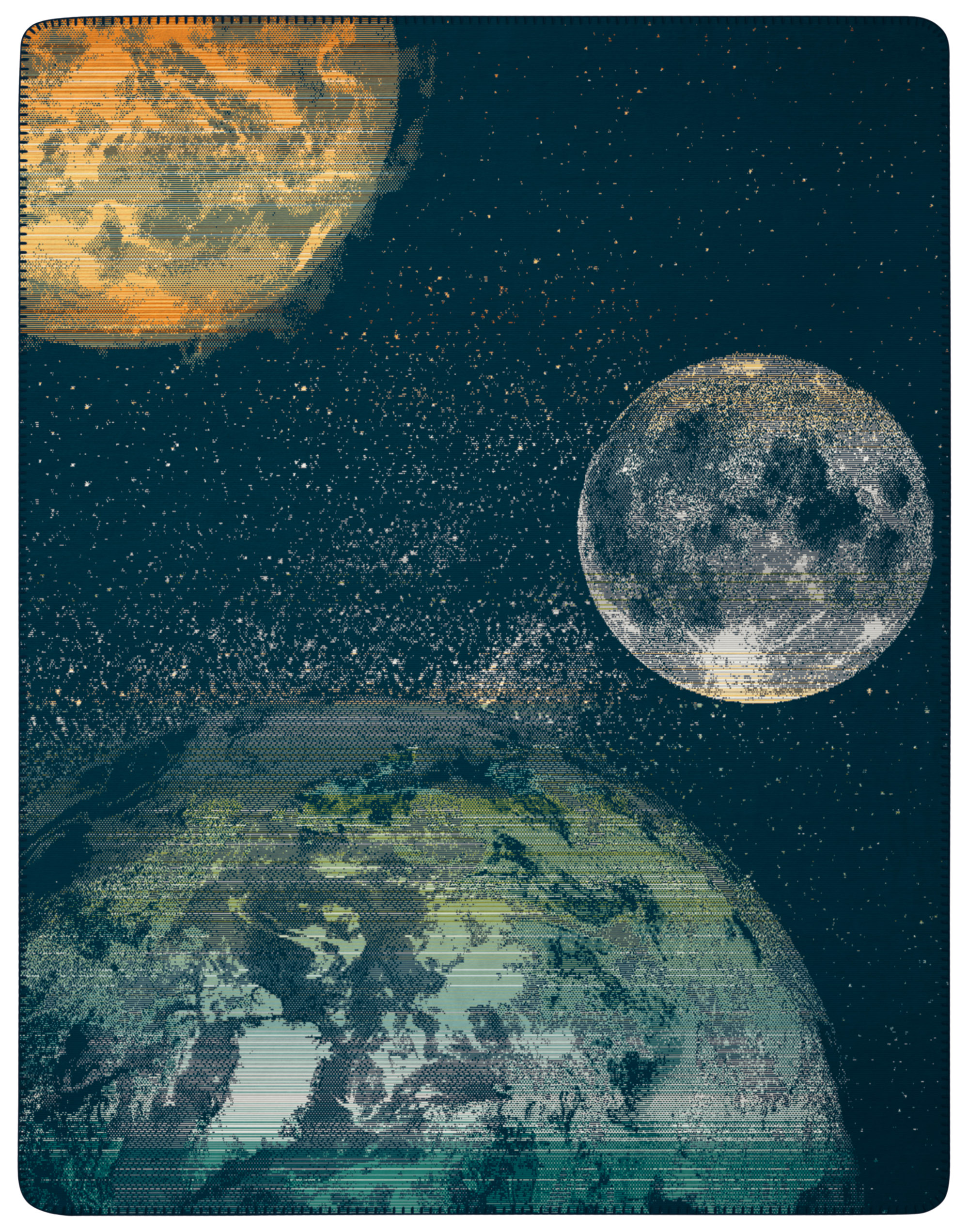 Wohndecke Cosmos Freisteller glatt