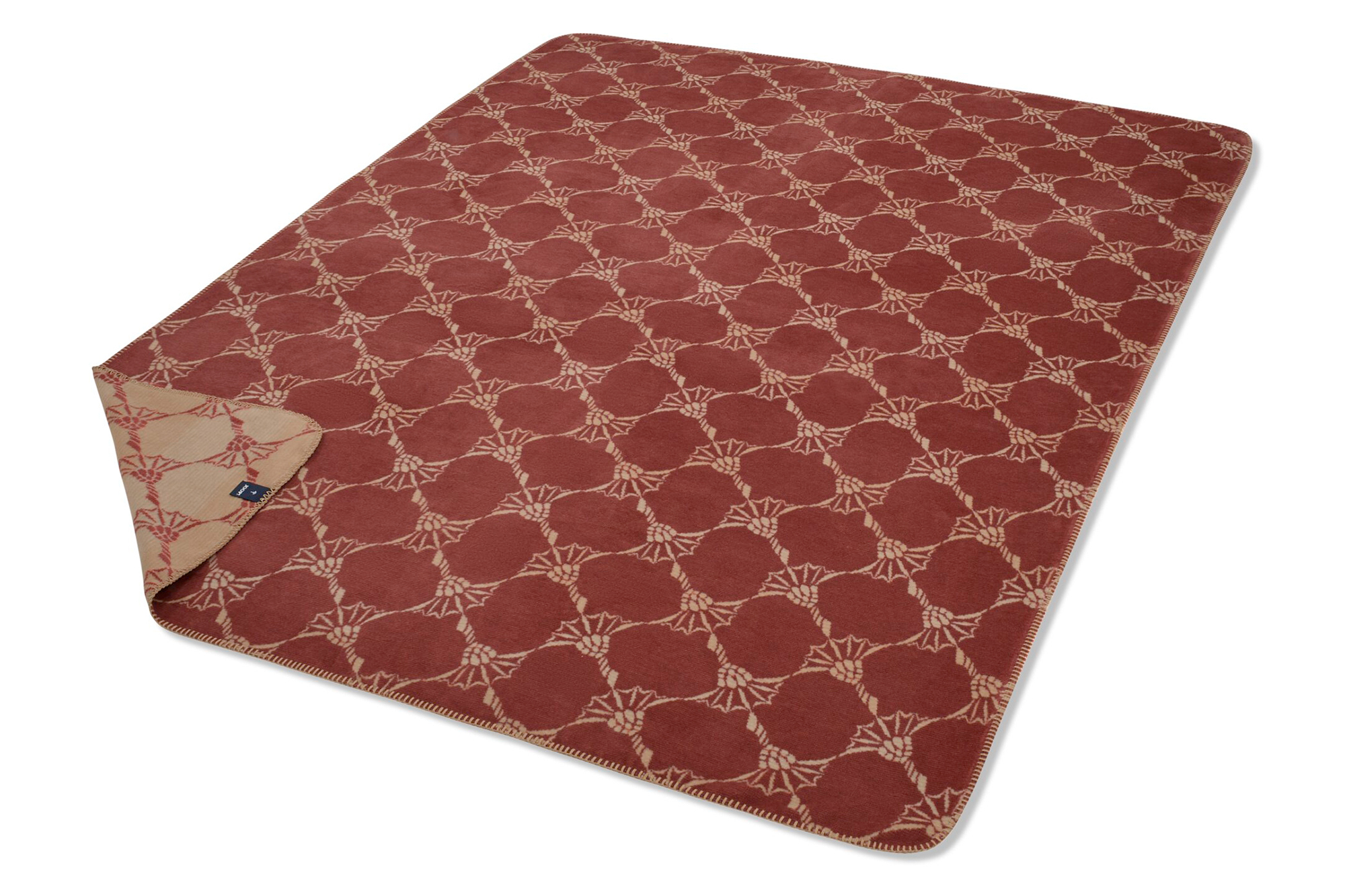 Wohndecke Joop! Cornflower Allover Siena Freisteller mit umgelegter Ecke