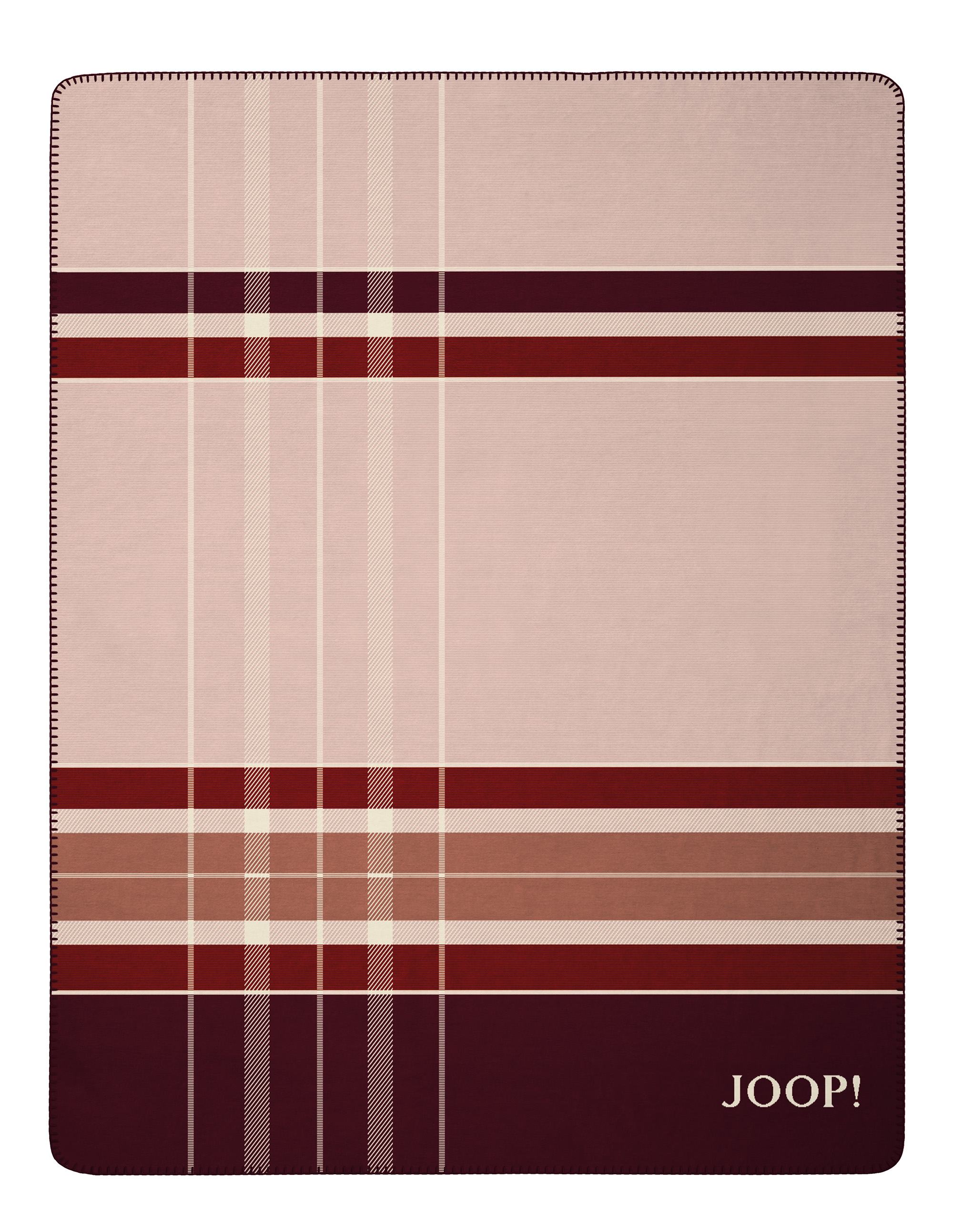 Joop! Wohndecke Grate rouge Freisteller glatt