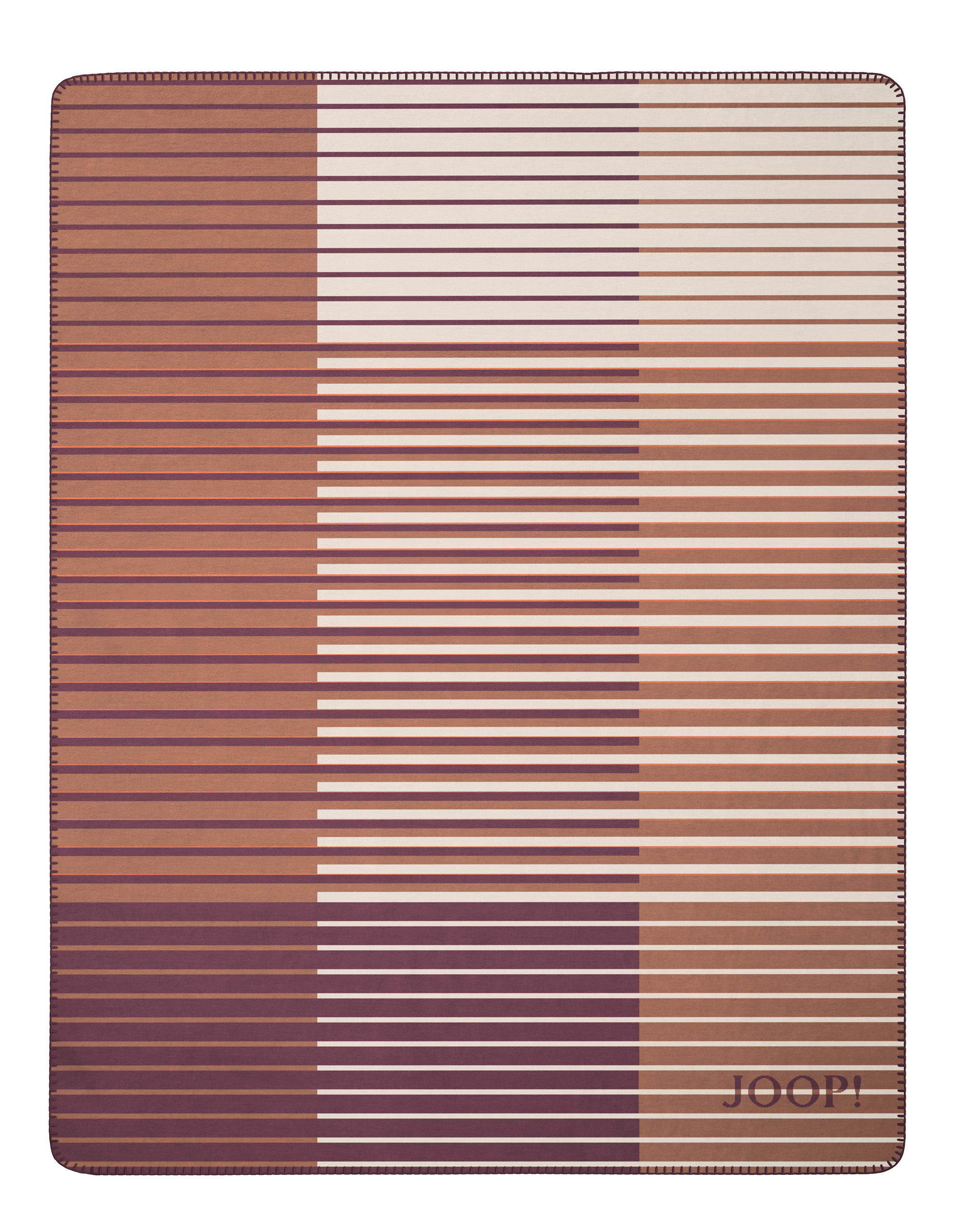 Joop! Wohndecke Divided karamell Freisteller glatt