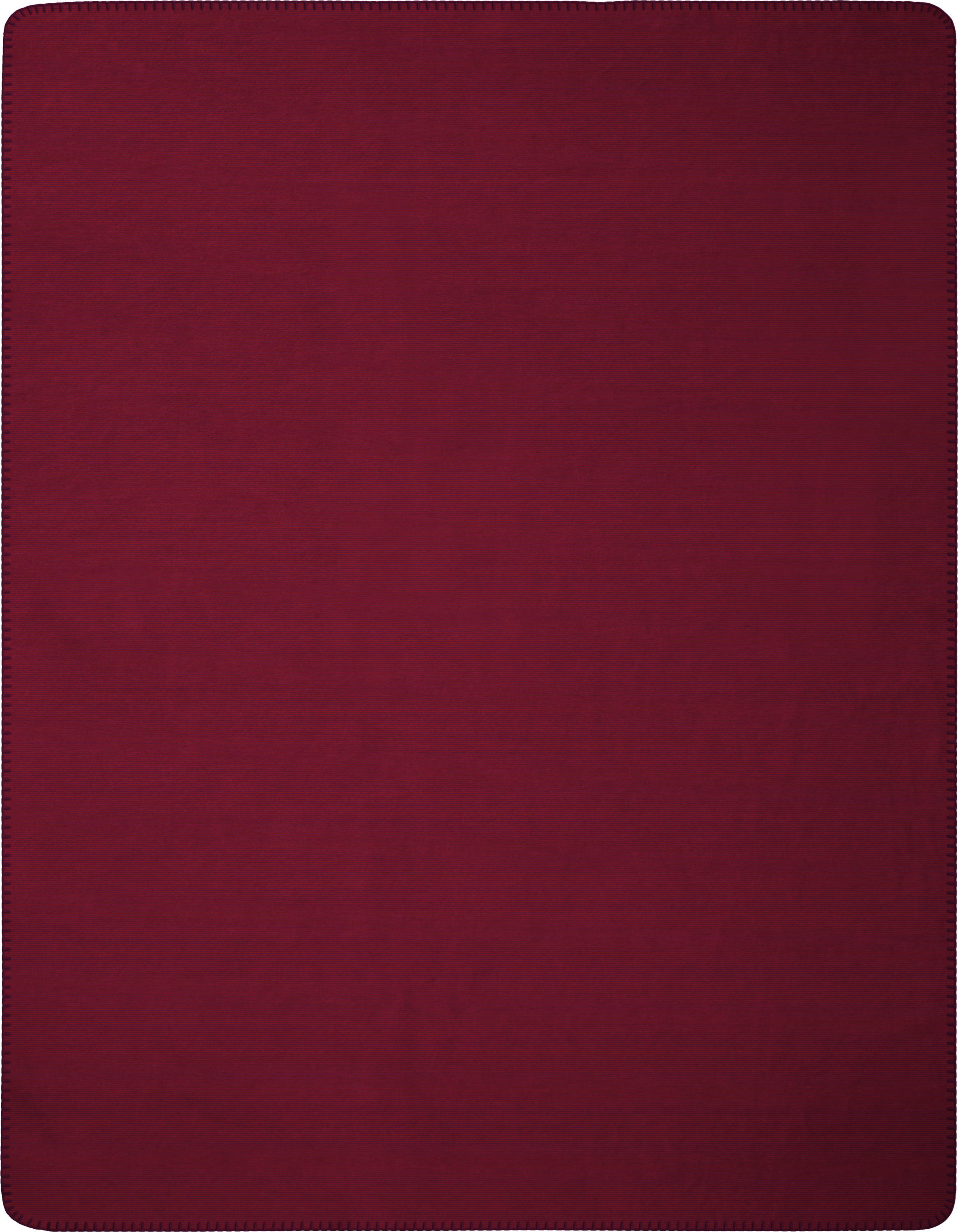 Wohndecke "Melange Doubleface" aus Baumwollmischgewebe in 150x200 cm in dunkelrot-anthrazit Vorderseite