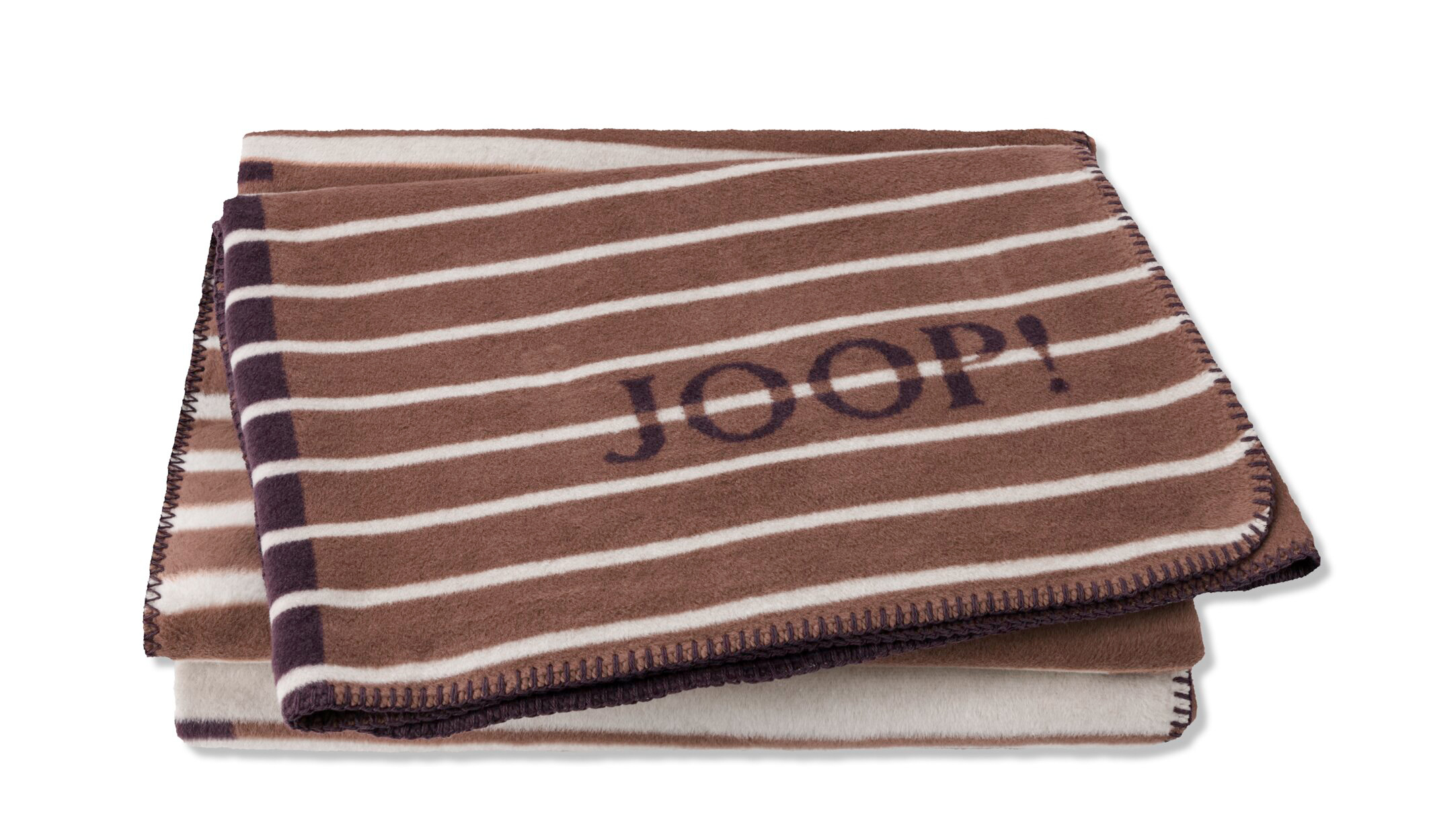 Joop! Wohndecke Divided karamell  Päckchenbild