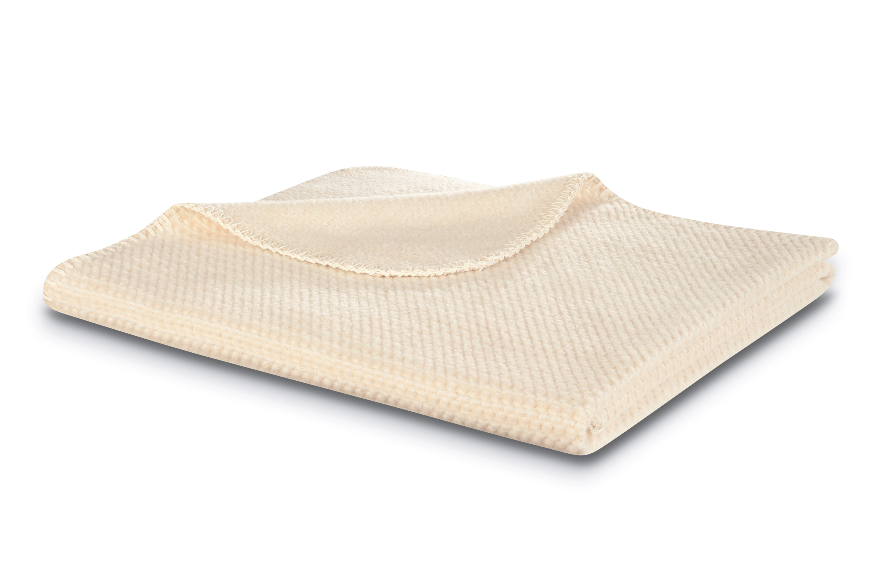 Babydecke Cotton nature mit Strukturmuster nature Päckchenbild