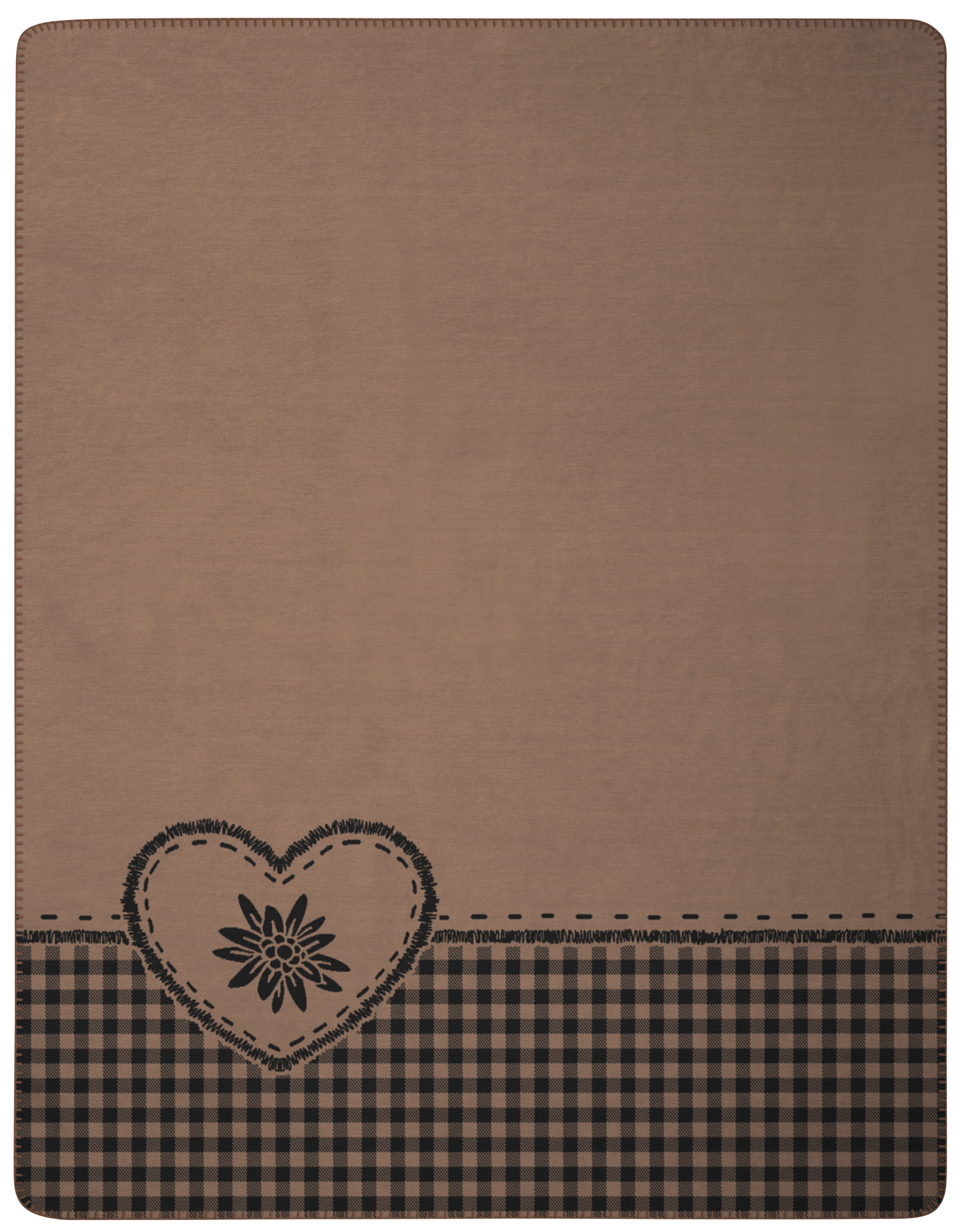 Wohndecke Alp Charm Freisteller Rückseite