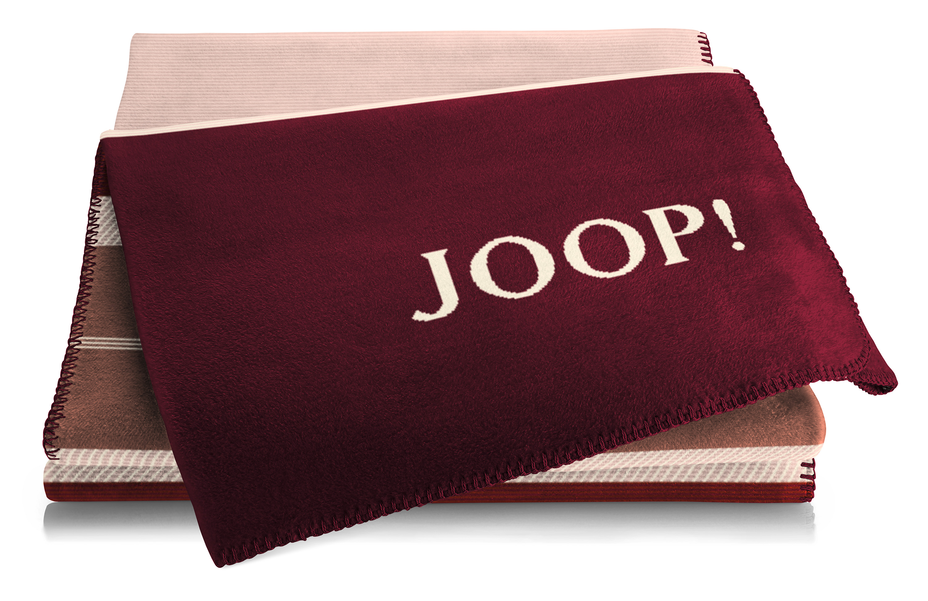Joop! Wohndecke Grate rouge Päckchenbild