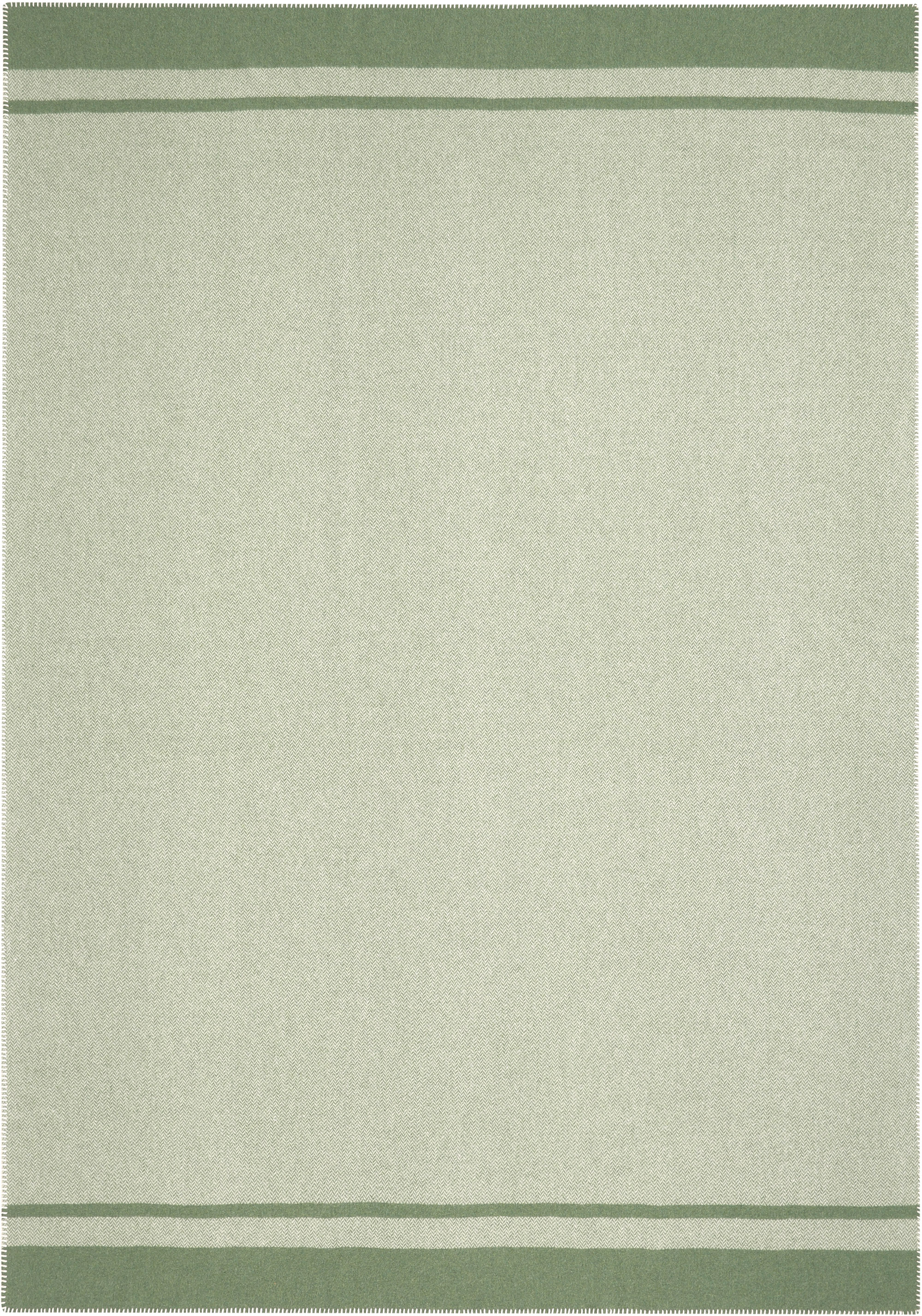 Wohndecke aus recycelter Wolle "Stripe" Wolldecke Stripe grün Freisteller