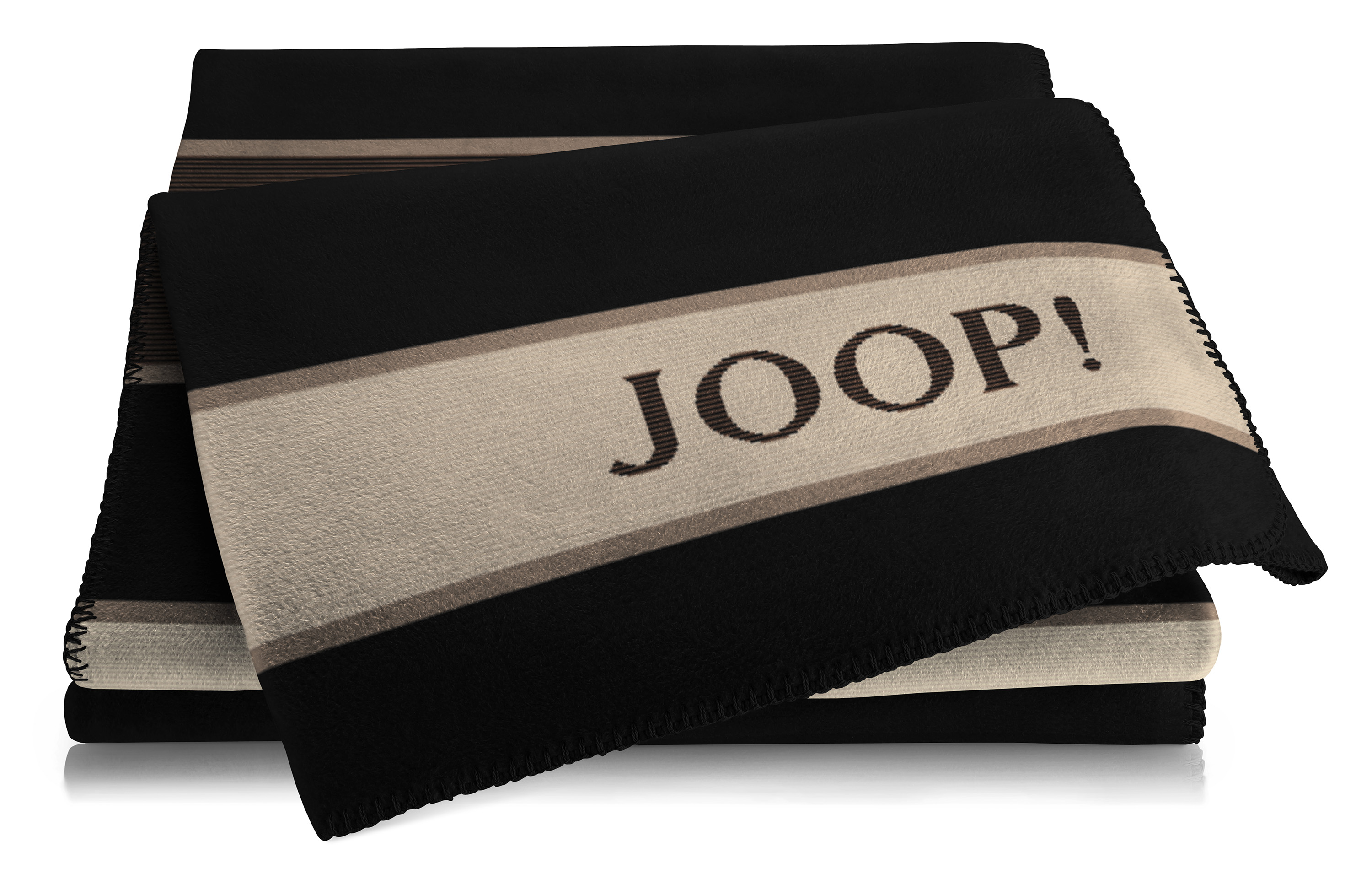 Joop! Wohndecke Stripes schwarz Päckchenbild