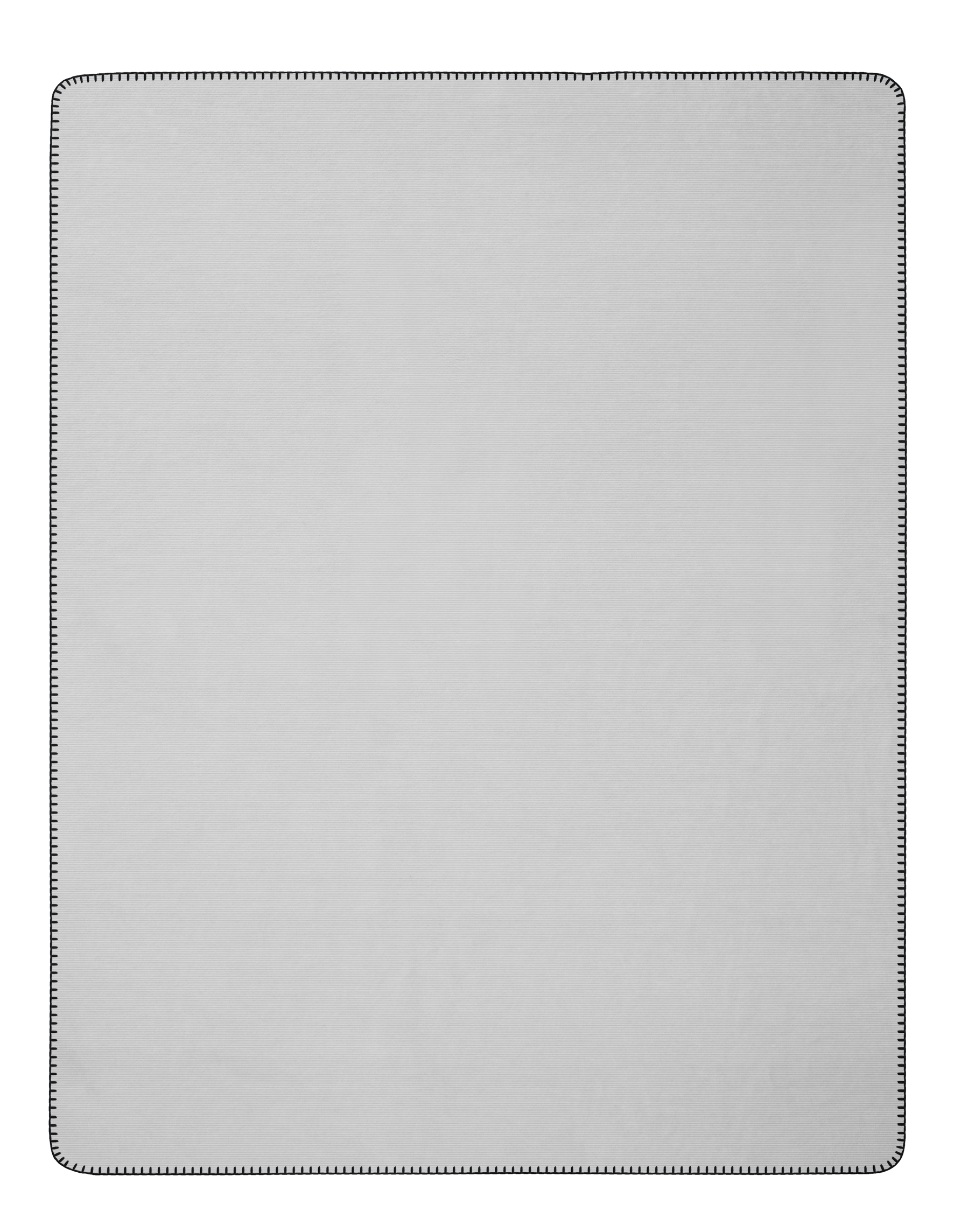 Wohn- und Kuscheldecke "Duo Cotton Melange" Wohndecke "Melange Doubleface" aus Baumwollmischgewebe in 150x200 cm in Marineblau-Silbergrau - Rückseite