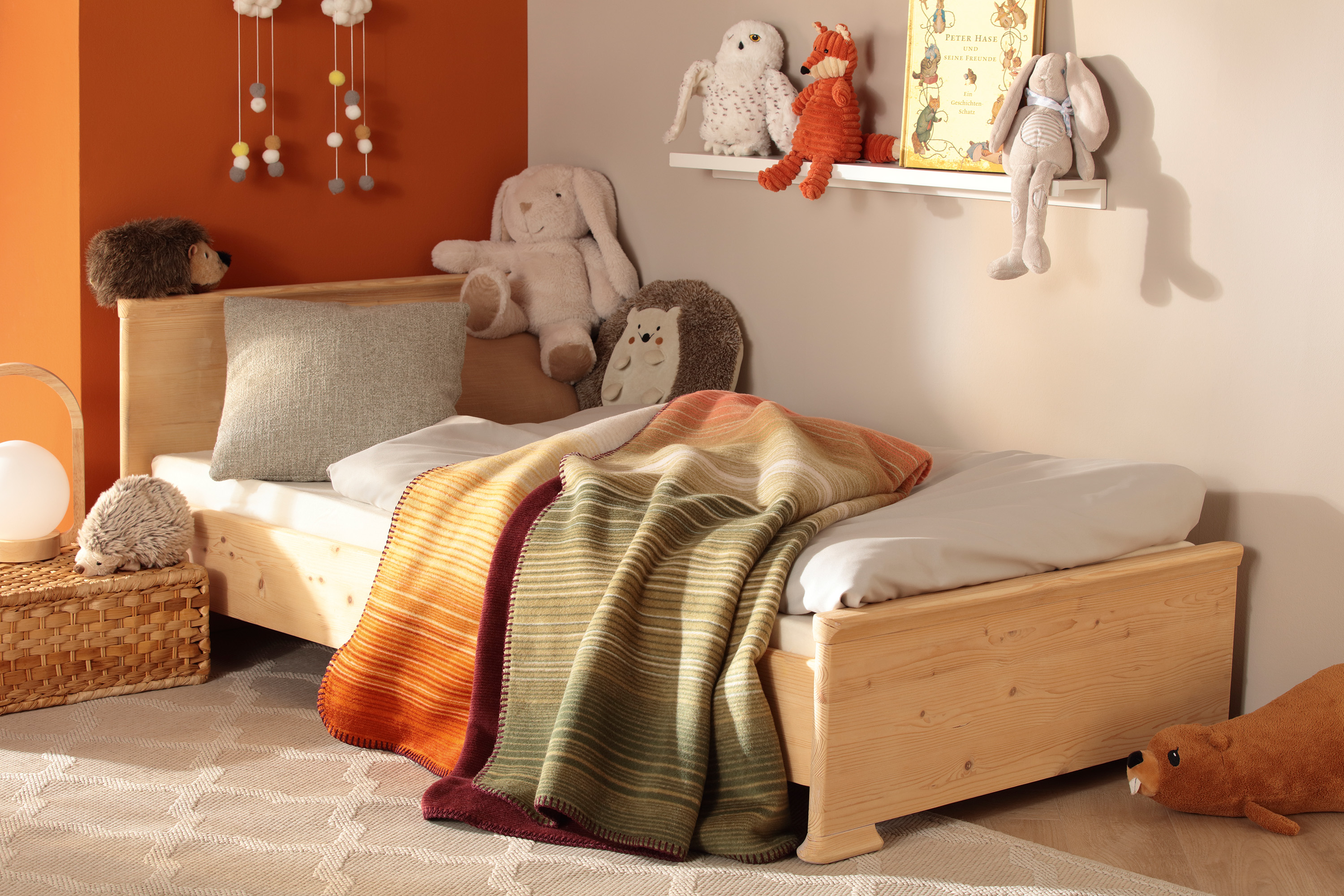 Kinderdecke Woodland Milieubild im Kinderzimmer