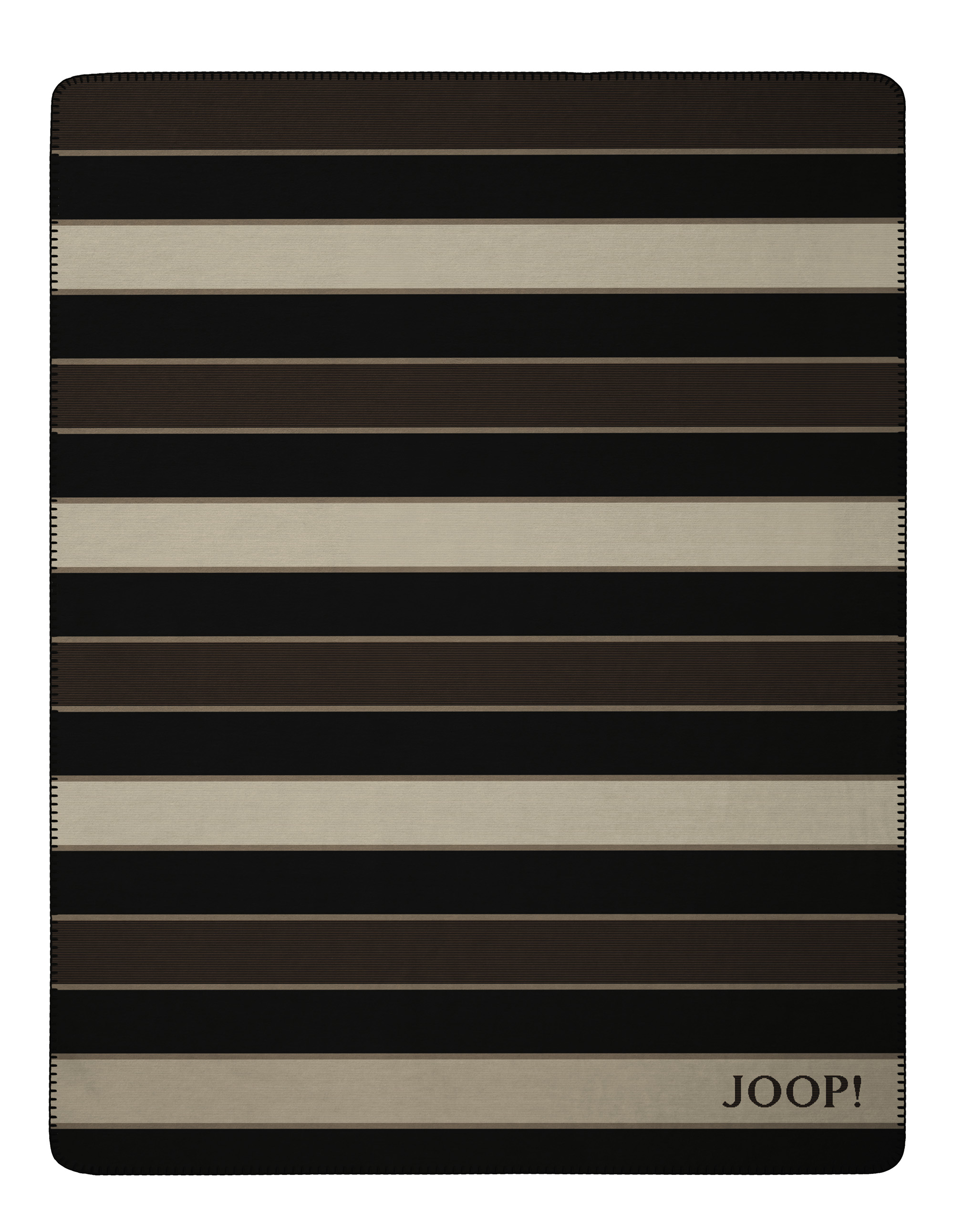 Joop! Wohndecke Stripes schwarz Freisteller glatt
