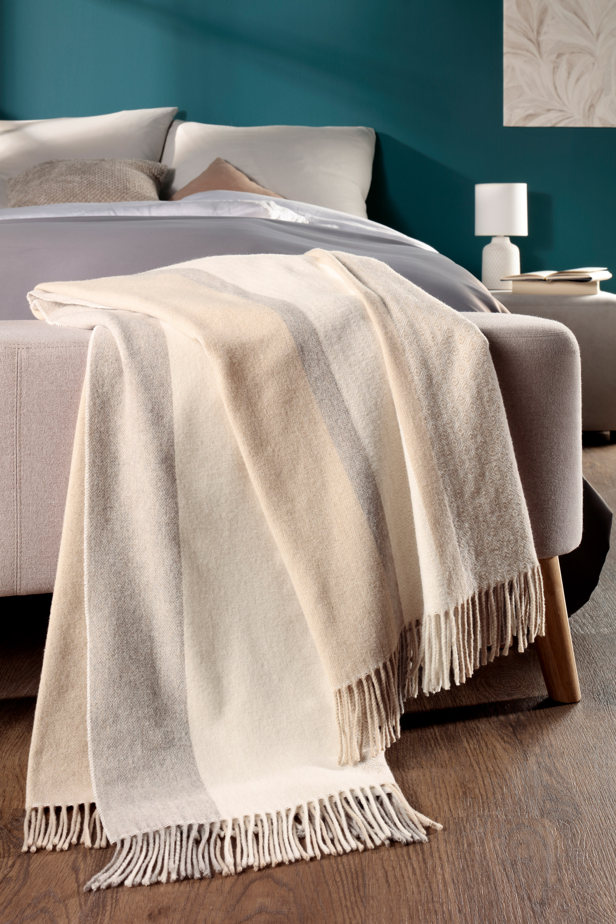 Fransenplaid Light Lines Milieubild