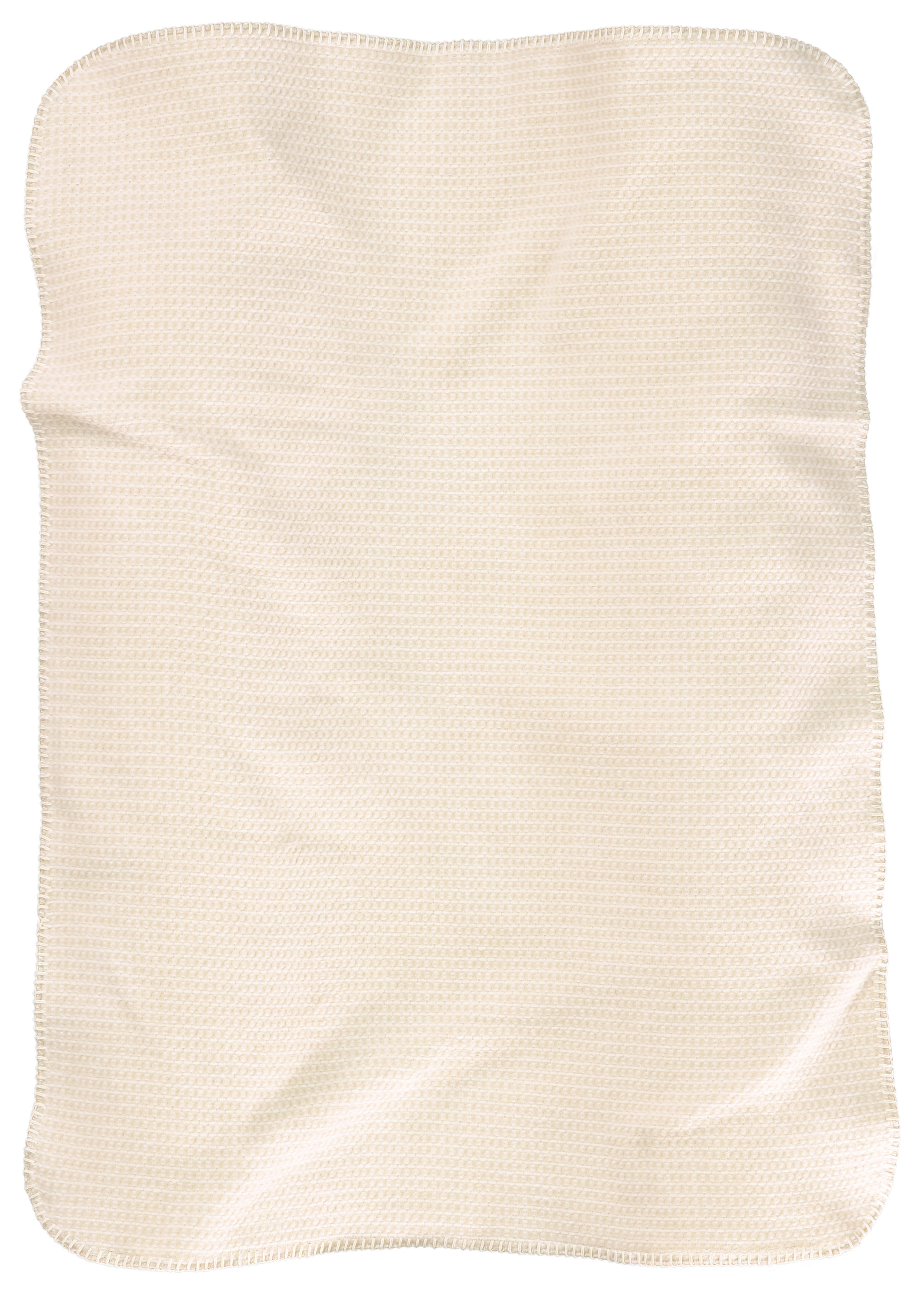 Babydecke Cotton nature mit Strukturmuster nature Freisteller wellig
