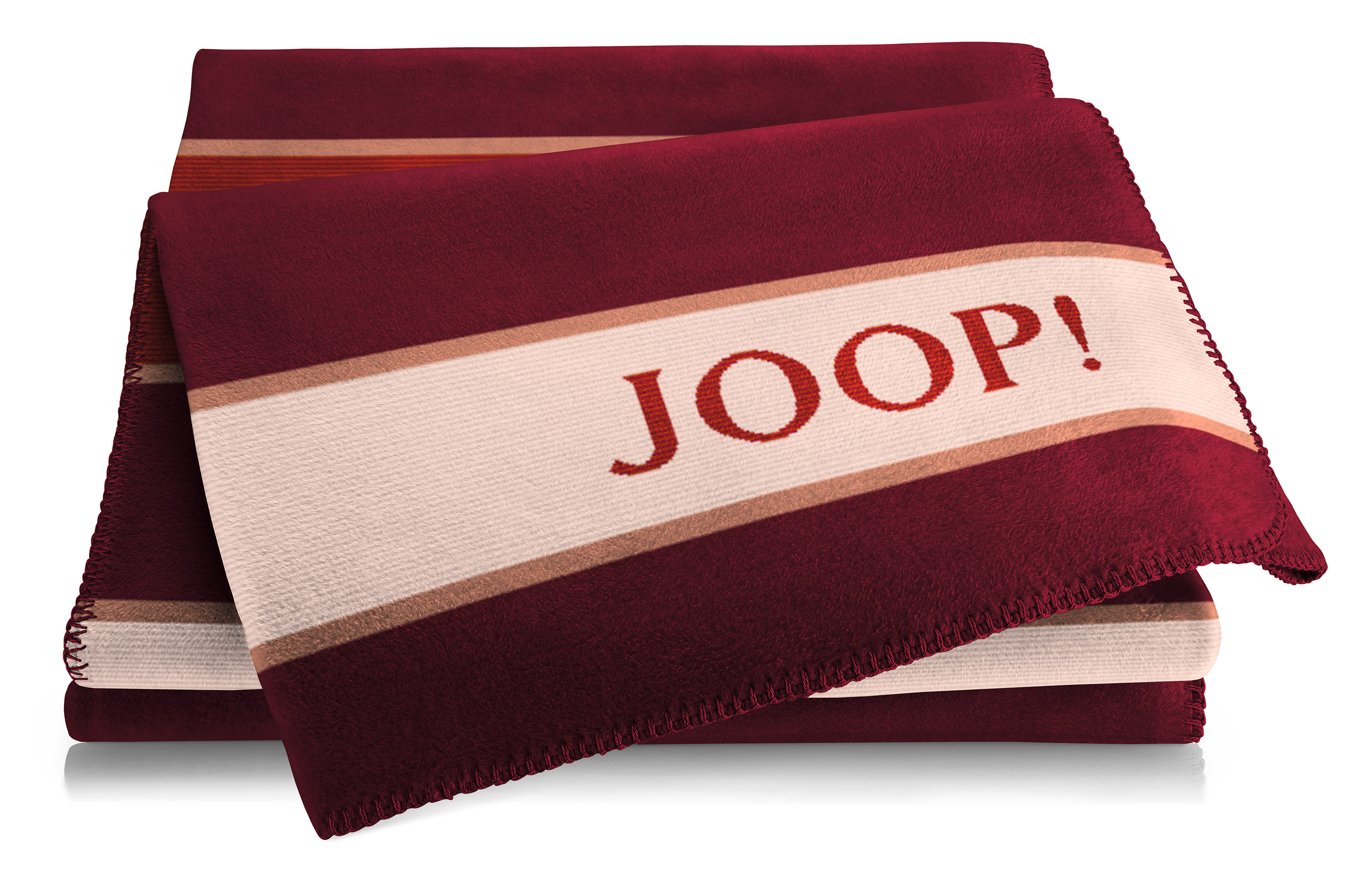 Joop! Wohndecke Stripes rouge Päckchenbild