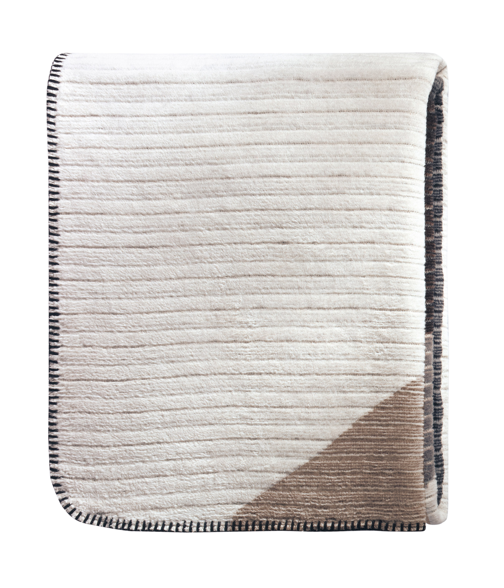 Wohndecke mit Reliefstruktur Feel Graphic Päckchenbild frontal von oben