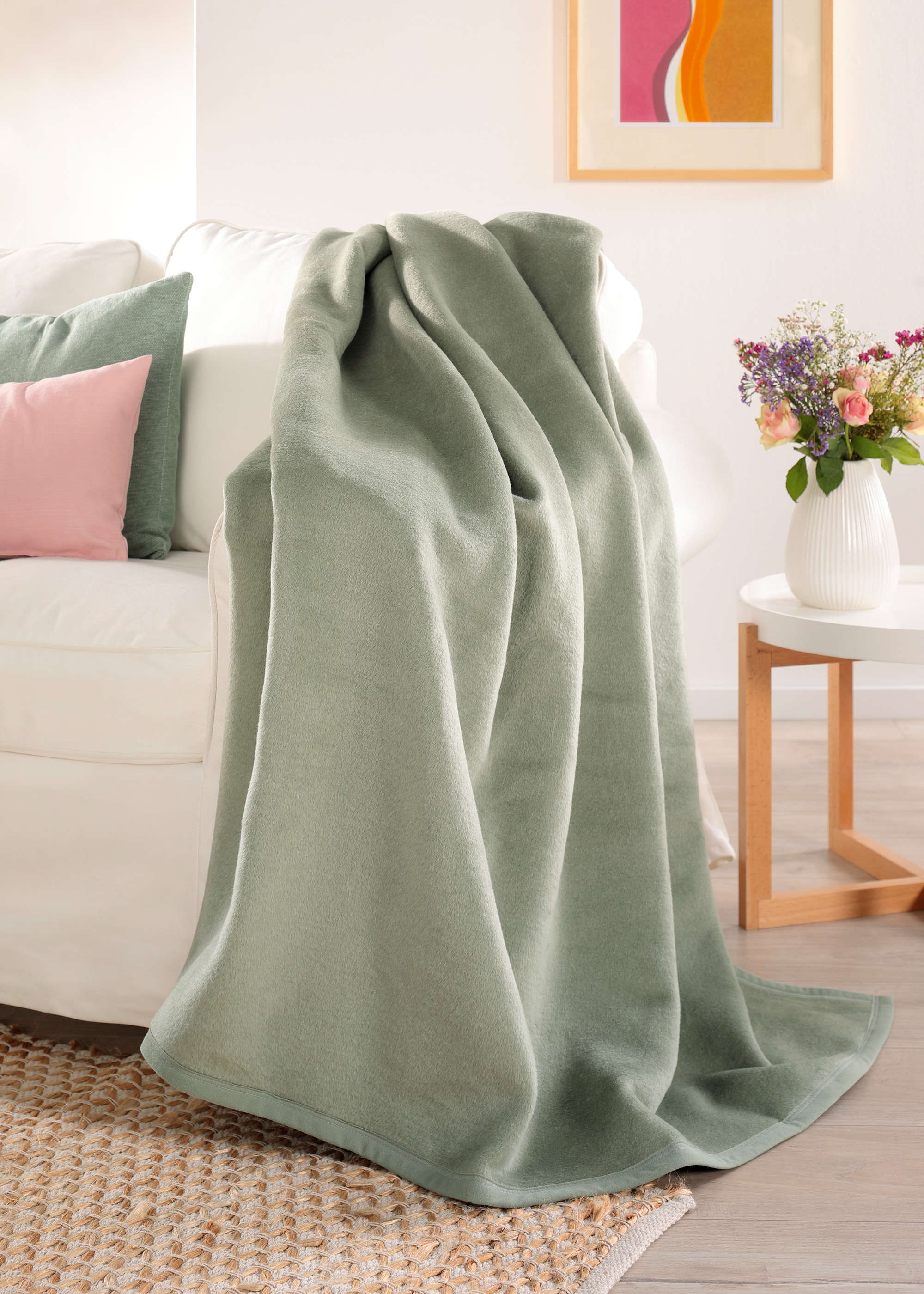 Wohn- und Kuscheldecke "Uno Cotton" Wohn- und Kuscheldecke "Uno Cotton"