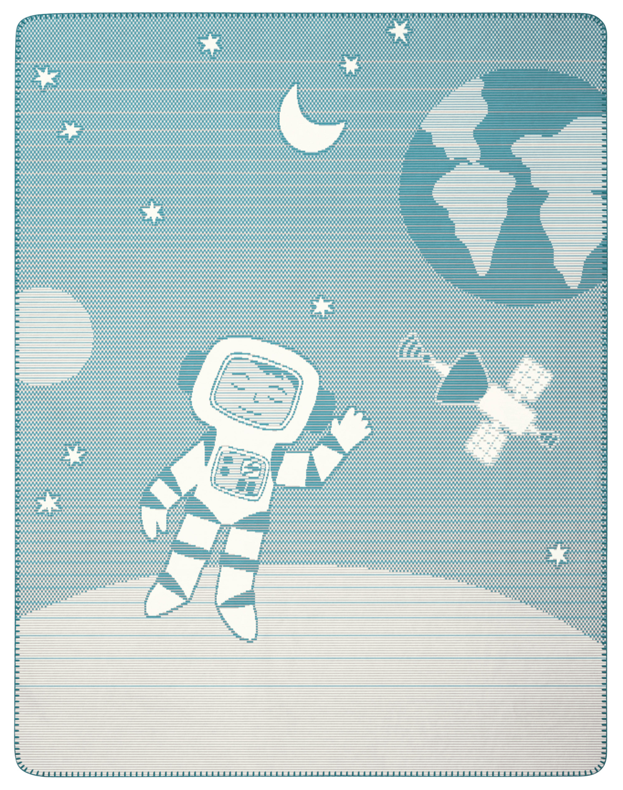 Babydecke Spacekid Freisteller glatt