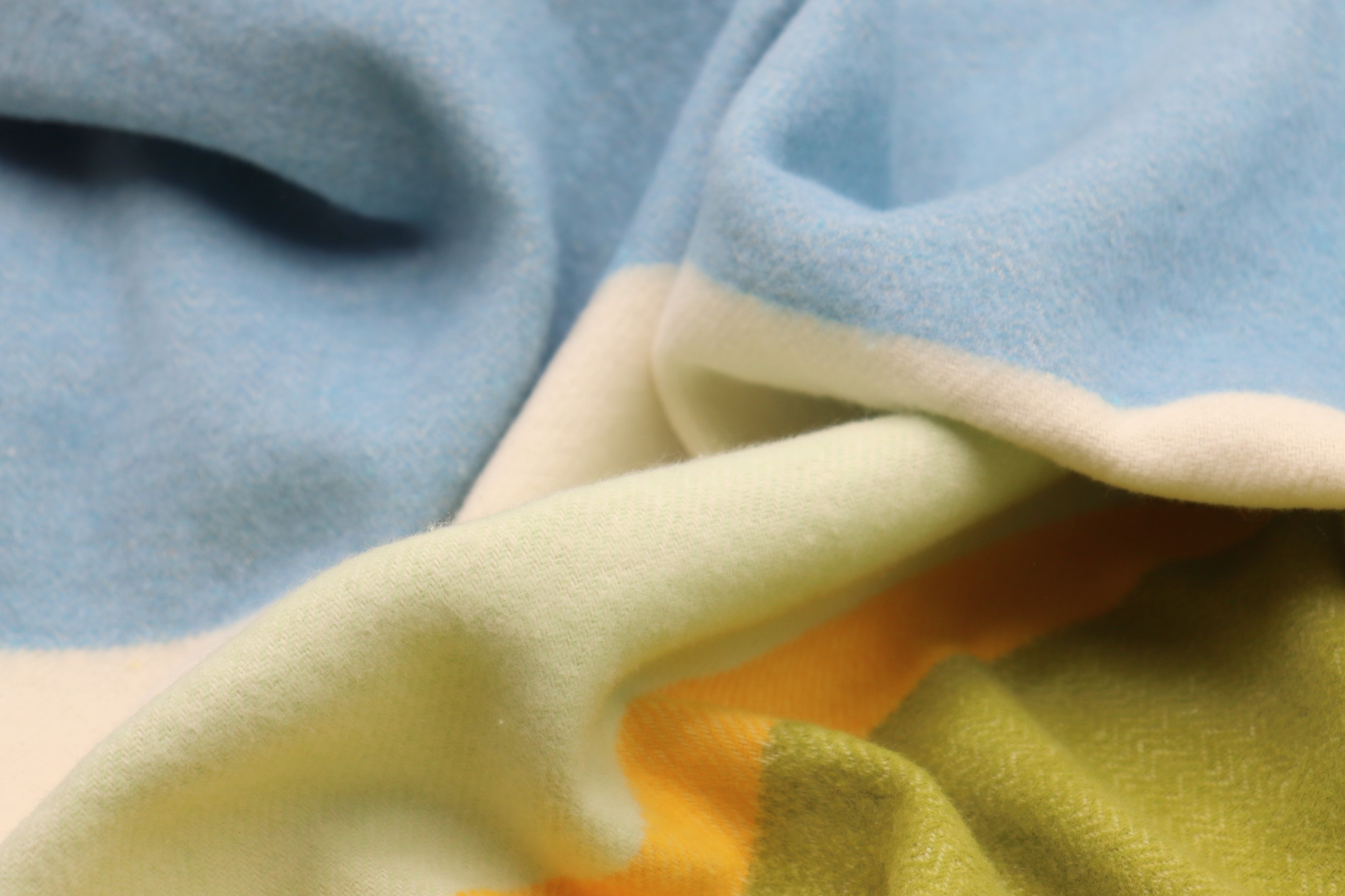 Fransenplaid Fresh Stripe Nahaufnahme Flor